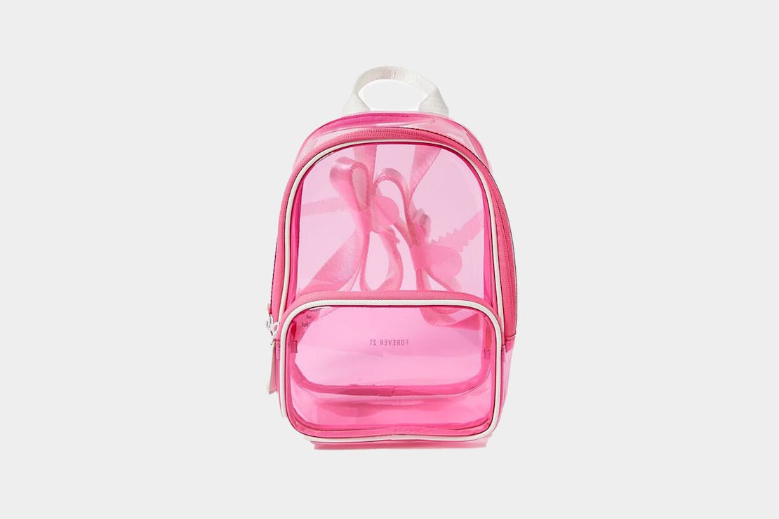 Forever 21 Transparent Mini Backpack