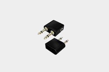 ACT 2x Premium Gold Plated Airplane Flight Adapters