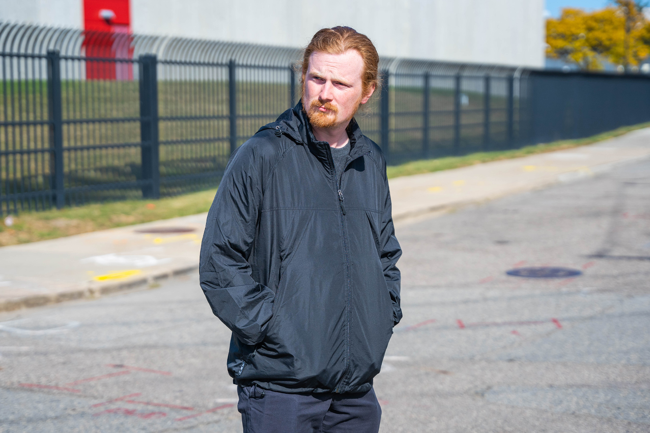 Men's Packable Windbreaker with Hidden Pockets