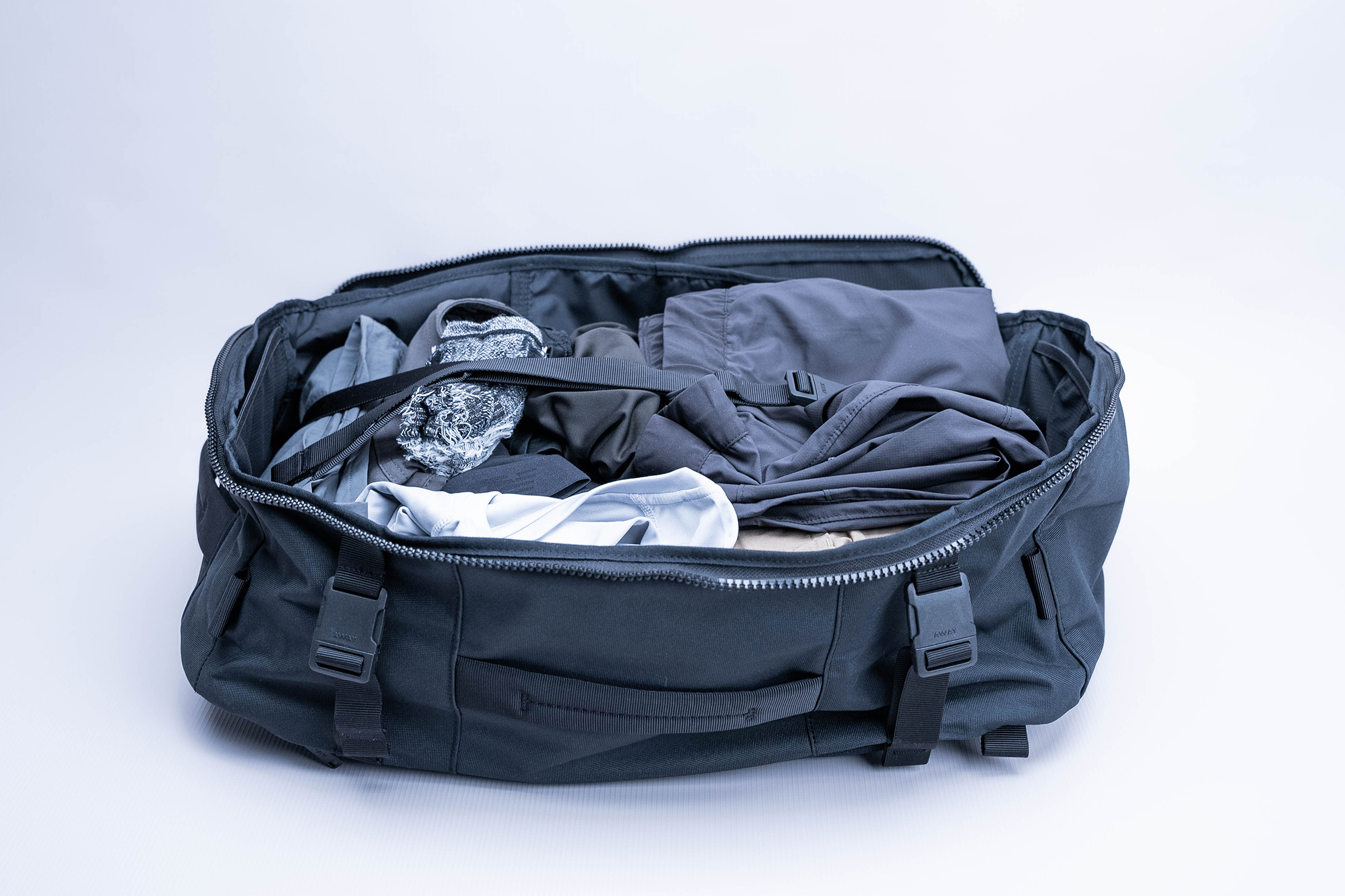 Away F.A.R Convertible Backpack 45L Stuffed