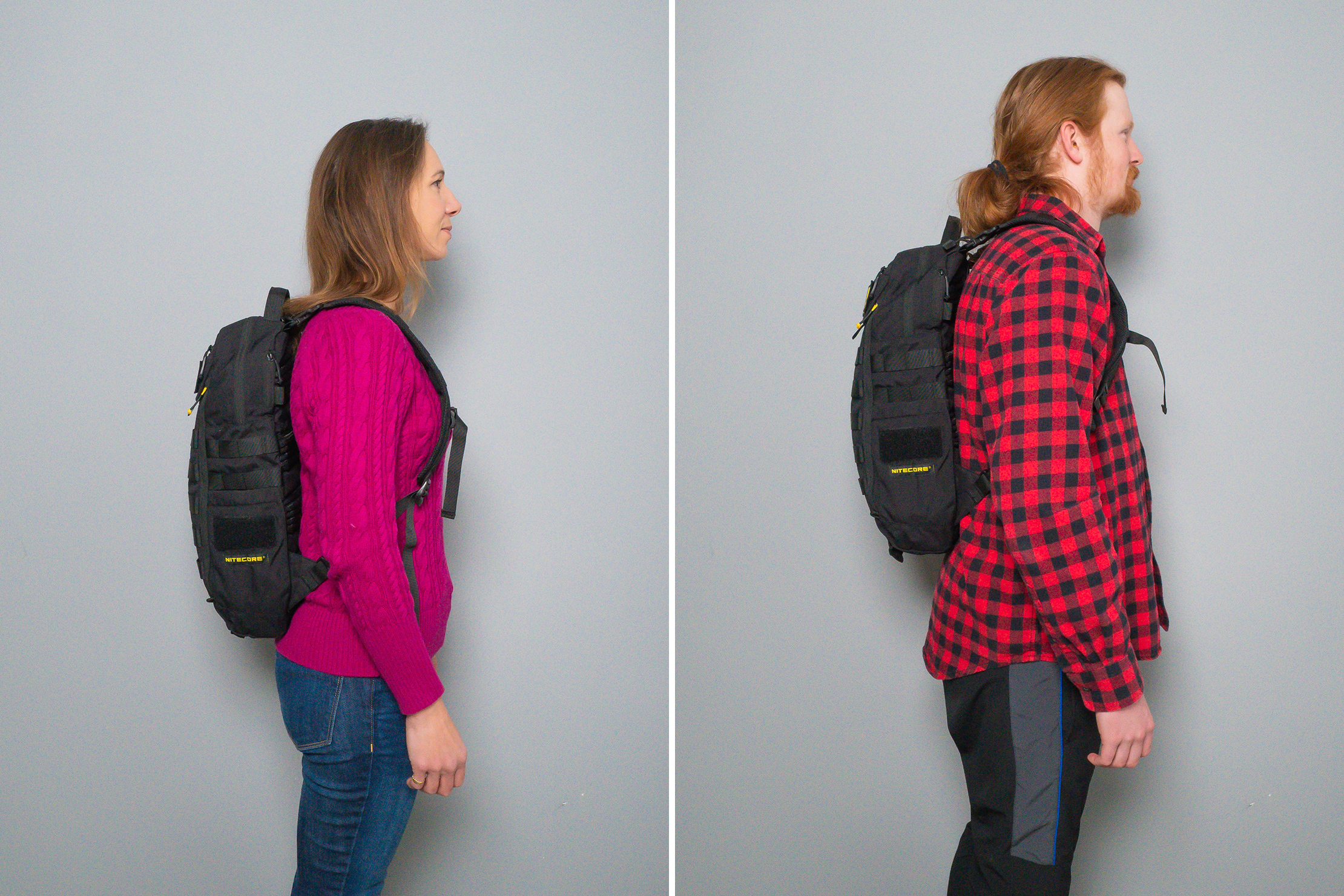 NITECORE BP18 Commuter Backpack Side By Side