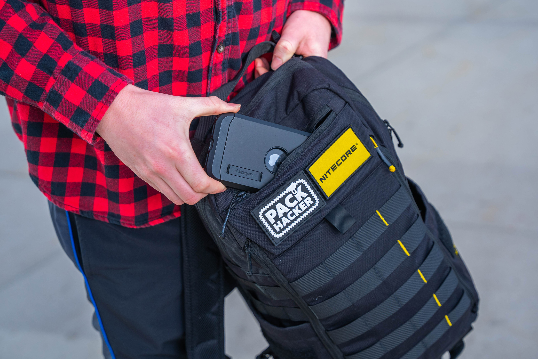 NITECORE BP18 Commuter Backpack In Use
