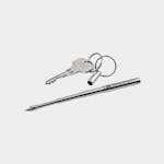 True Utility Stainless Steel Pen Keychain