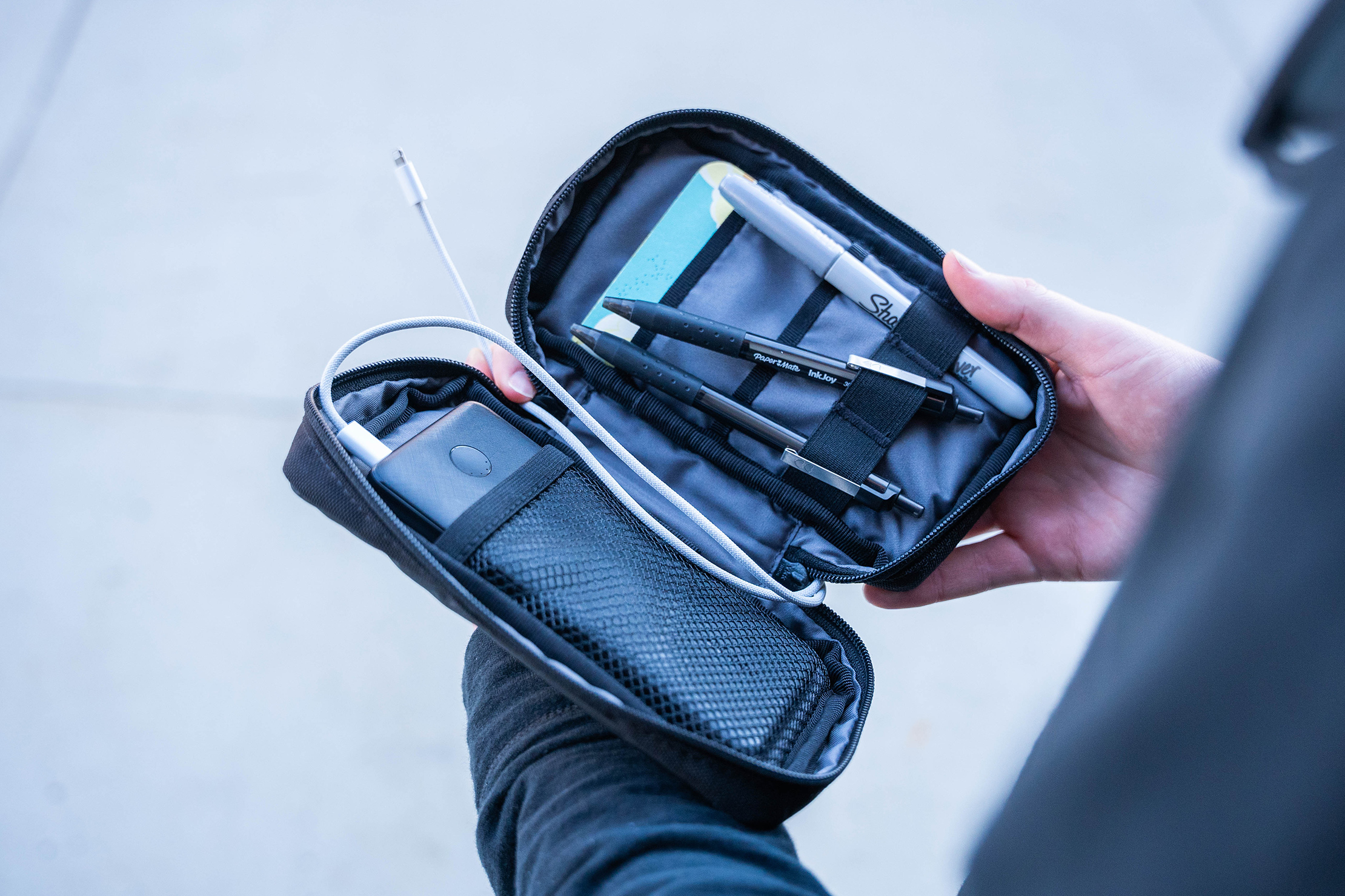 Chrome Industries Tech Accessory Pouch In Use