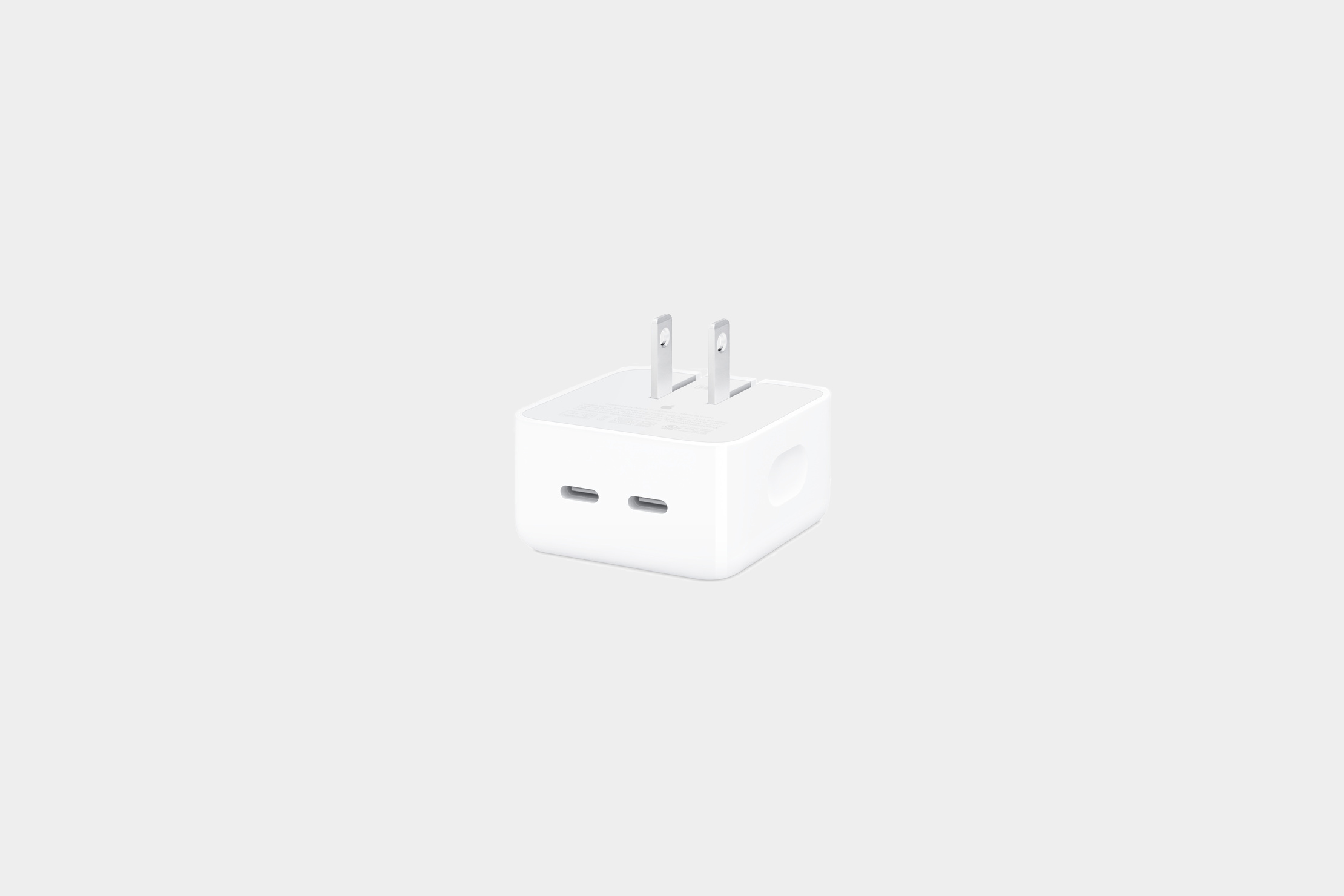 Apple 35W Dual USB-C Port Compact Power Adapter | Pack Hacker