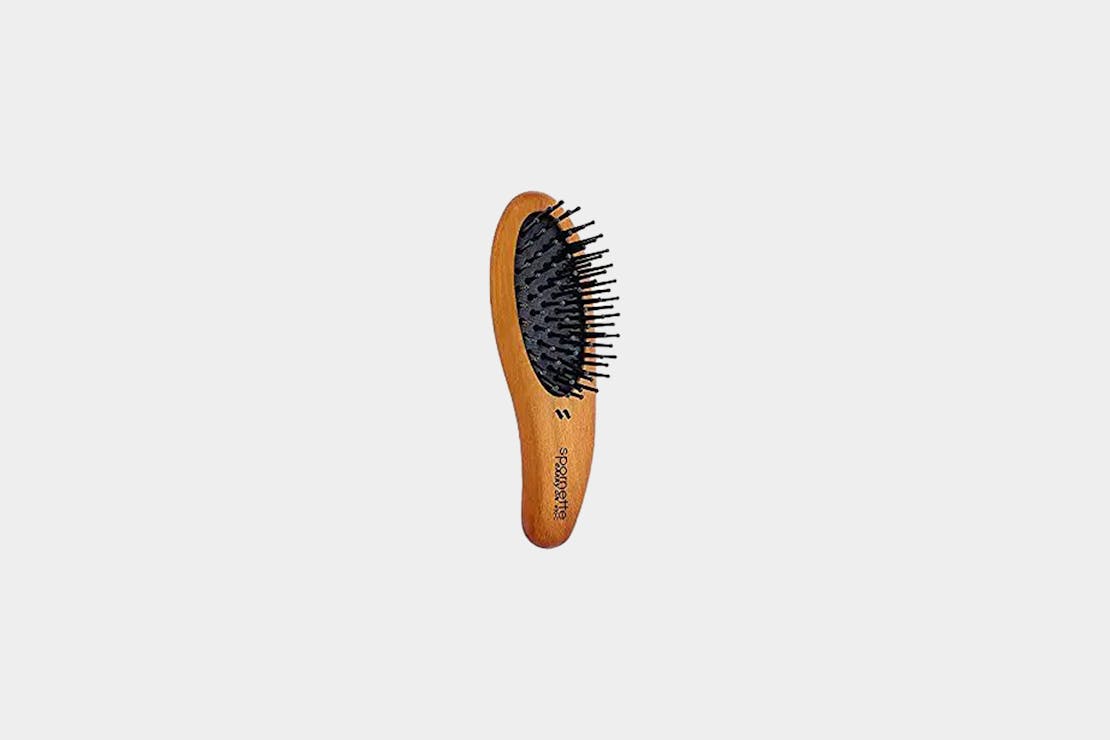 Spornette Carry On Wooden Handle Oval Cushion Hair Brush