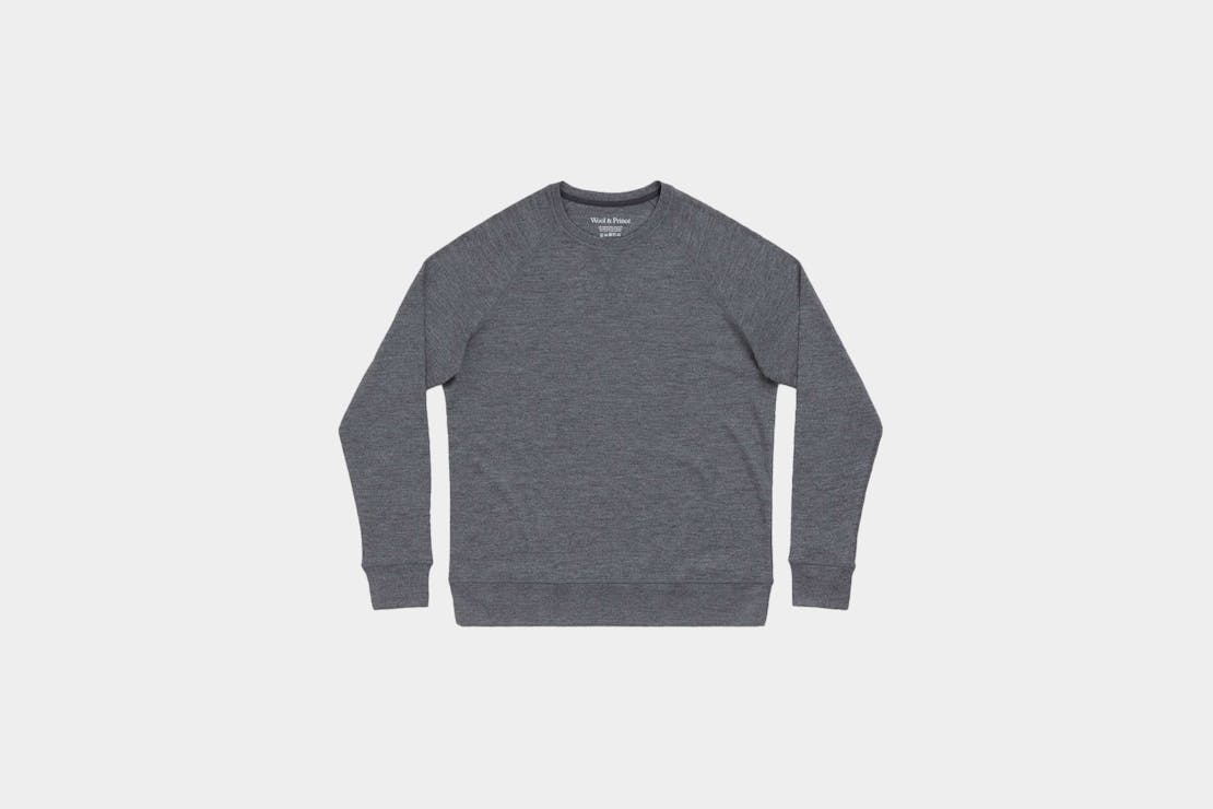 Wool & Prince Waffle Crew Neck Sweatshirt