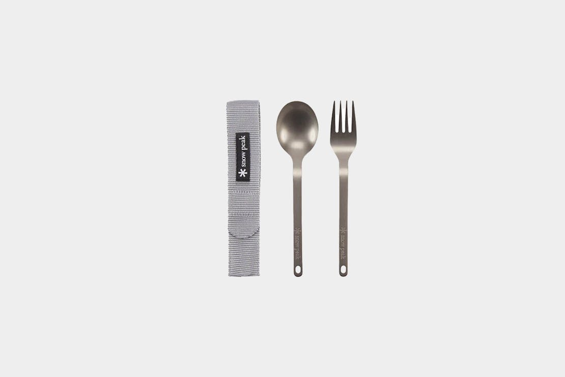 Snow Peak Titanium Fork & Spoon Set