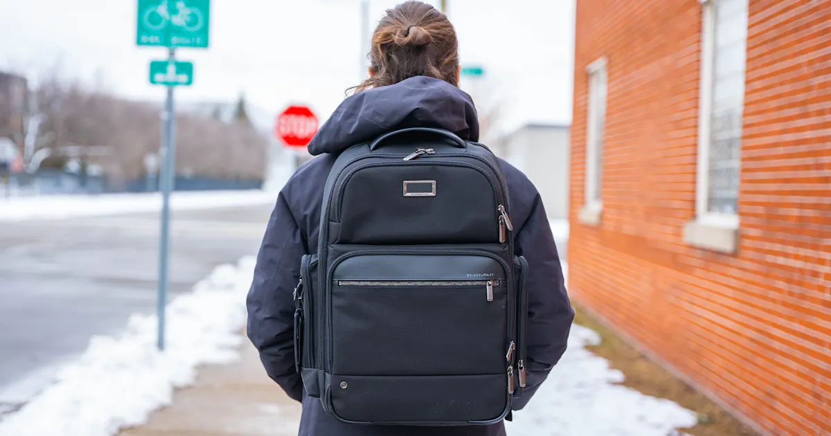 briggs & riley work large cargo laptop backpack for Women & Men - Backpack, For & Travel, Spacious & Durable, Padded Straps, Fits up to 17" Laptop The @work Large Cargo Backpack is designed to carry business and travel essentials in one organized system Large Cargo Backpack | Briggs