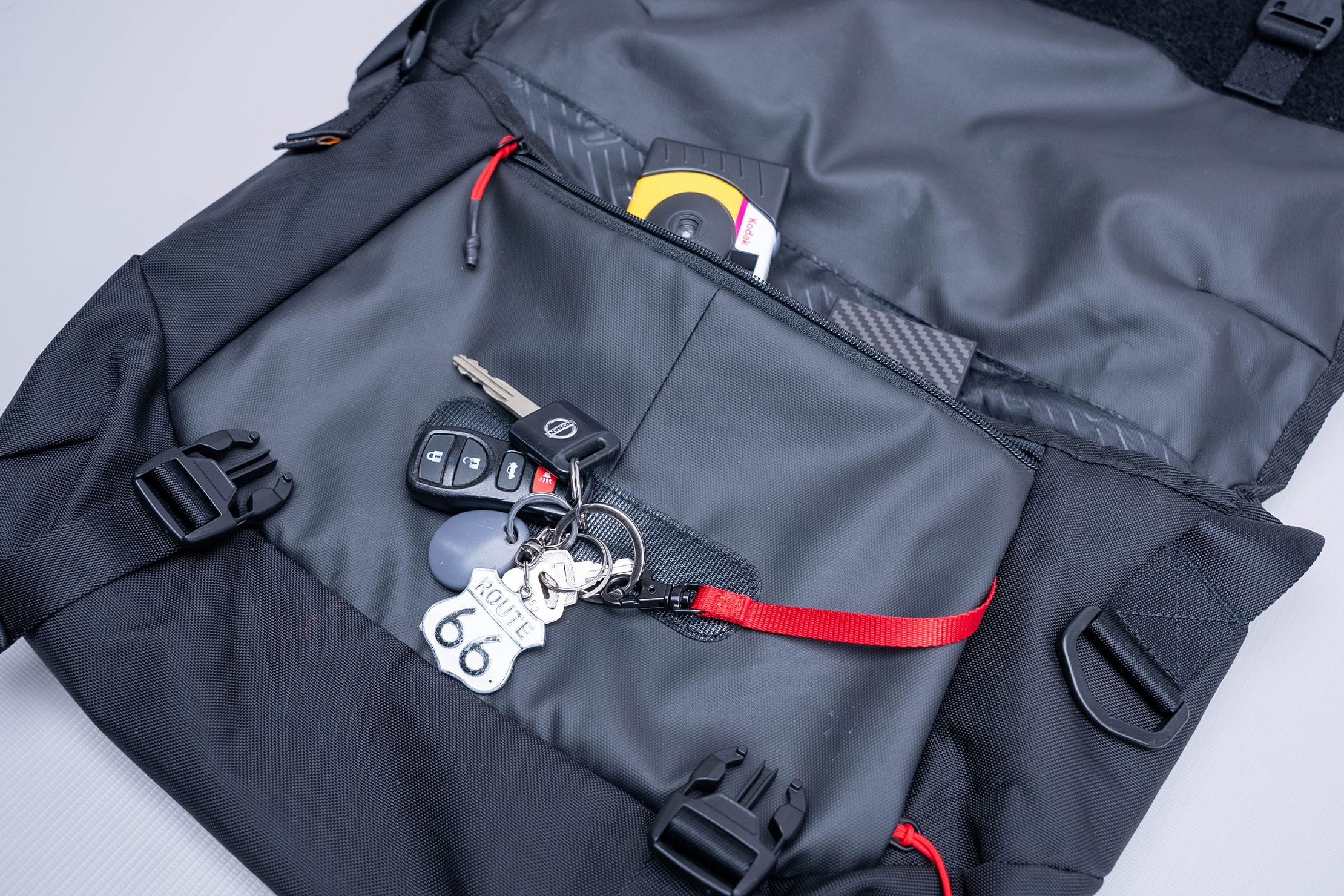 tomtoc Explorer H52 Messenger Bag Key Leash
