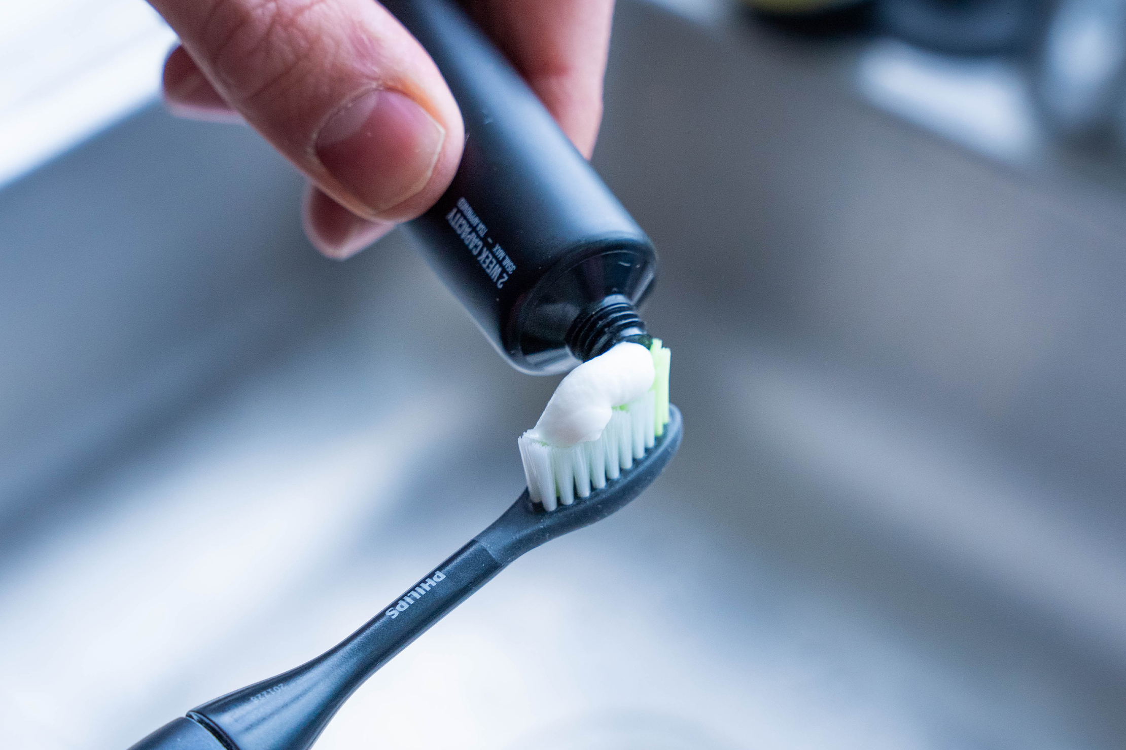 Matador Refillable Toothpaste Tubes In Use