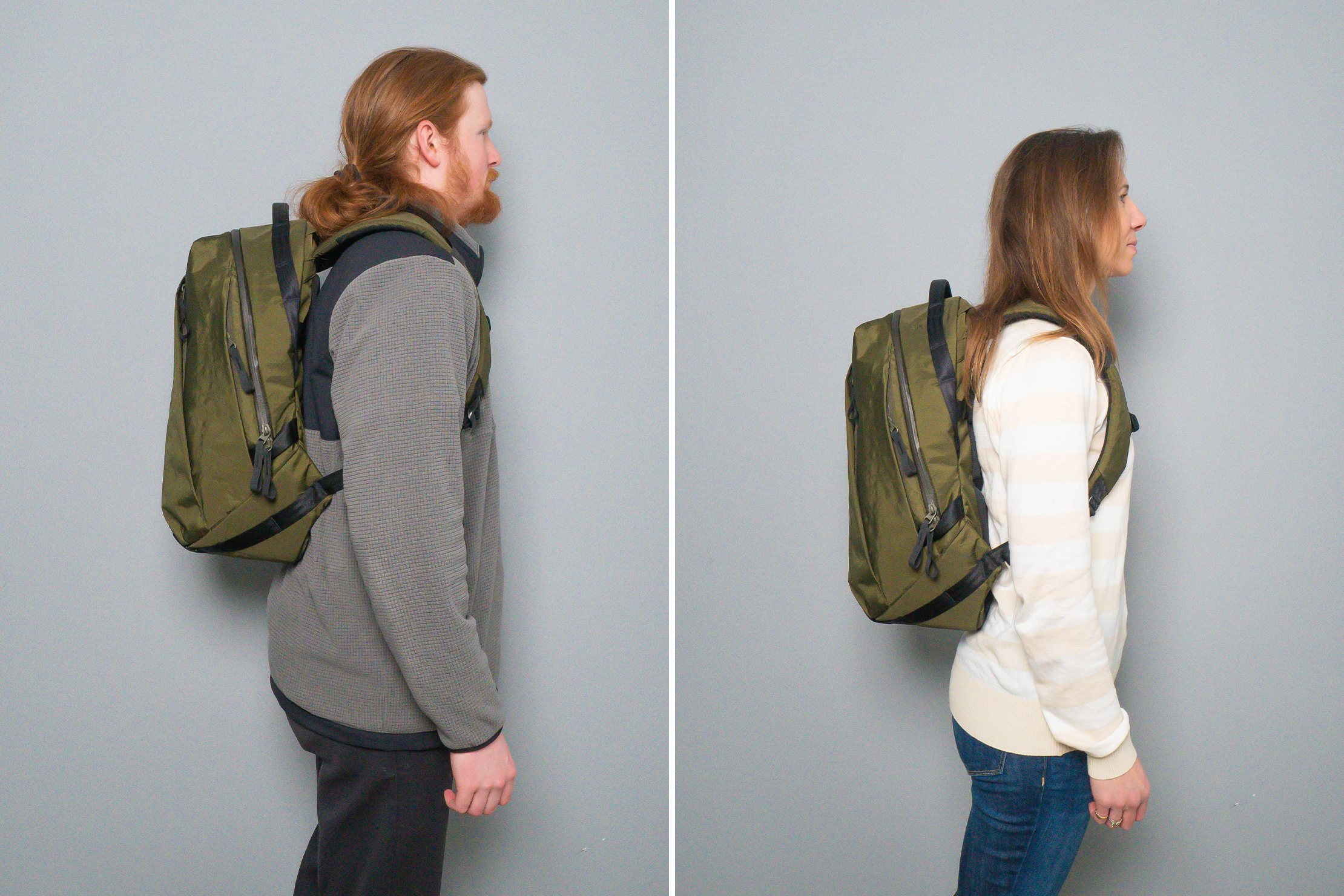 見た目のかっこよさAble Carry Daily Plus Backpack - Olive