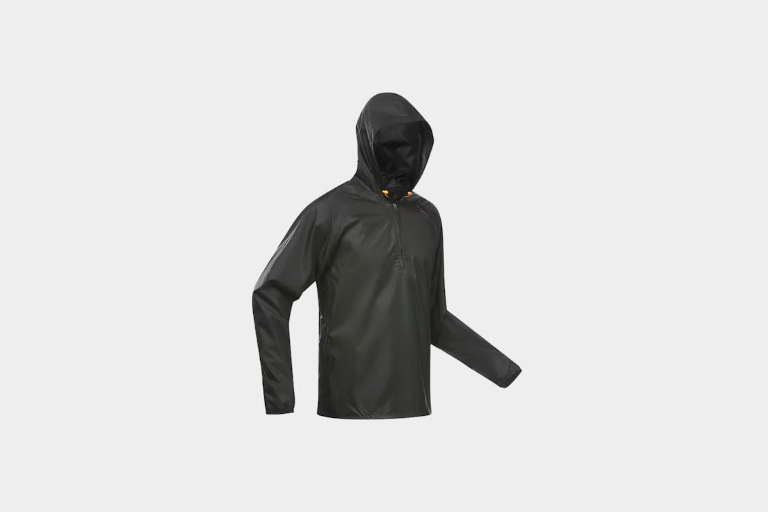 Quechua Waterproof Hiking Jacket Raincut Half-Zip