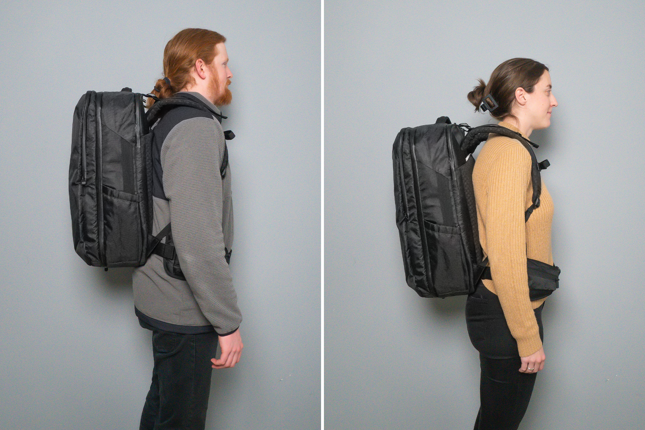 Tortuga Travel Backpack 40L (V4) Side By Side