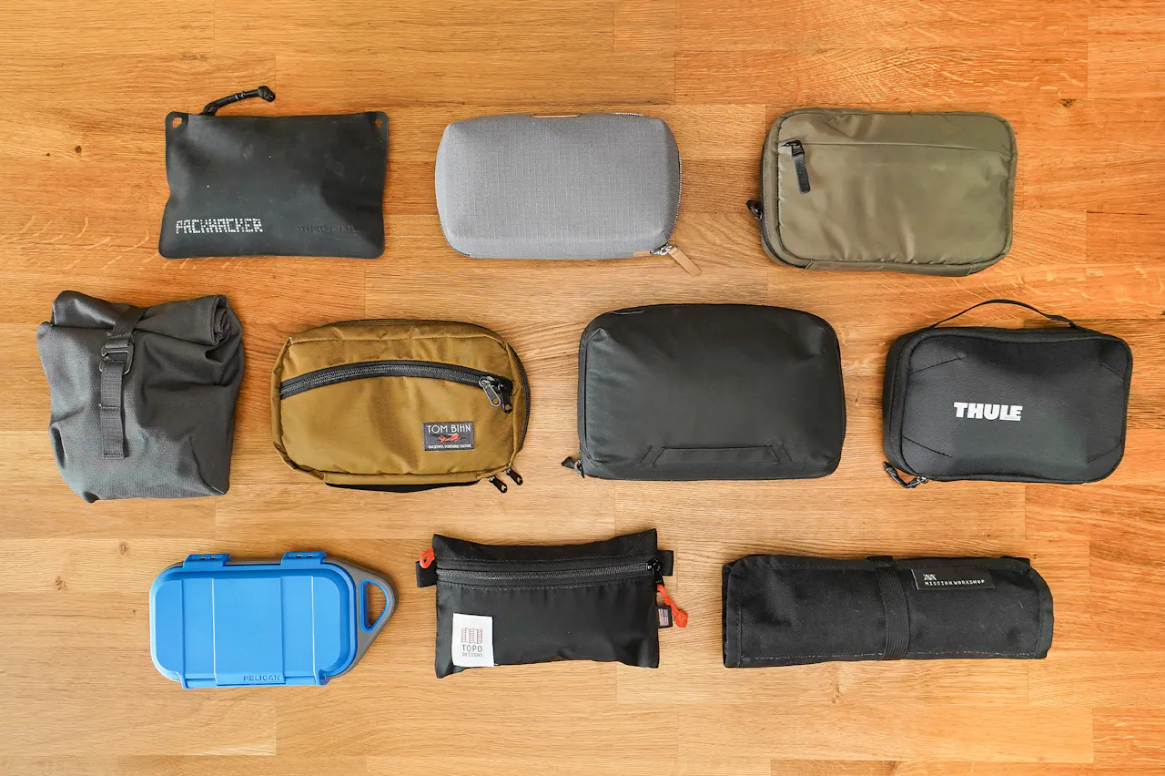 Tech Bag Rounds Best Tech Pouch for Everyday Carry and Tech Gear | Pack Hacker