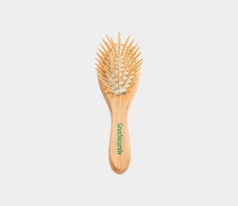 GranNaturals Small Wooden Travel Brush