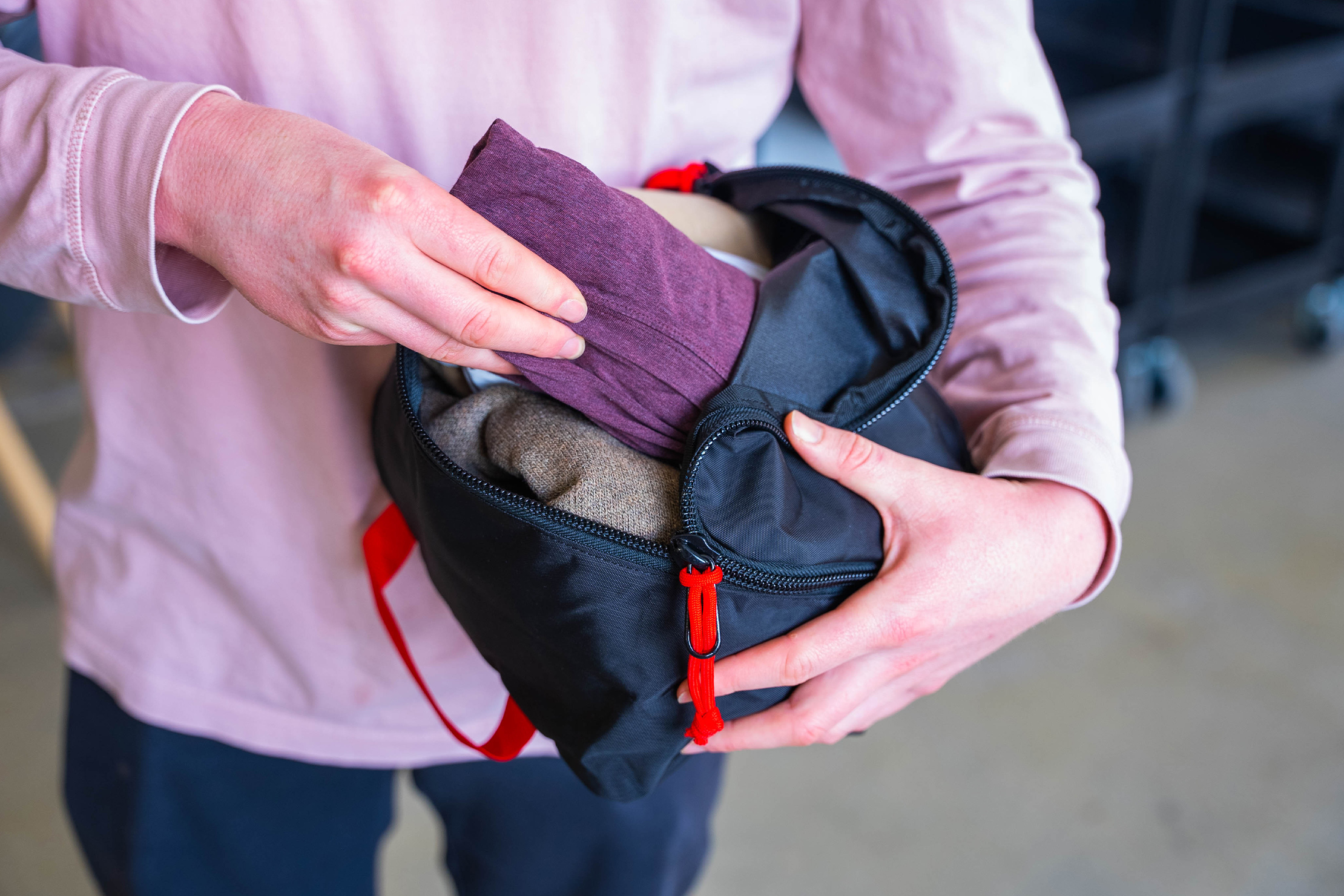 Topo Designs Pack Bags In Use