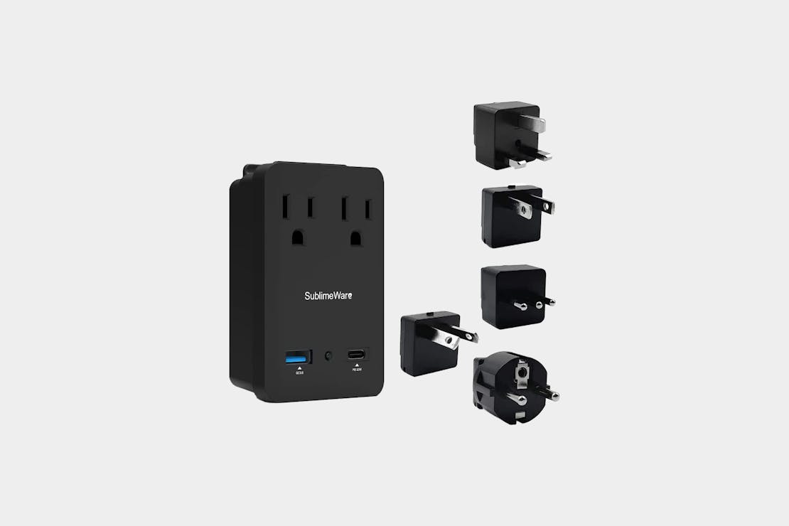 SublimeWare 2000 W Black Travel Adapter Kit