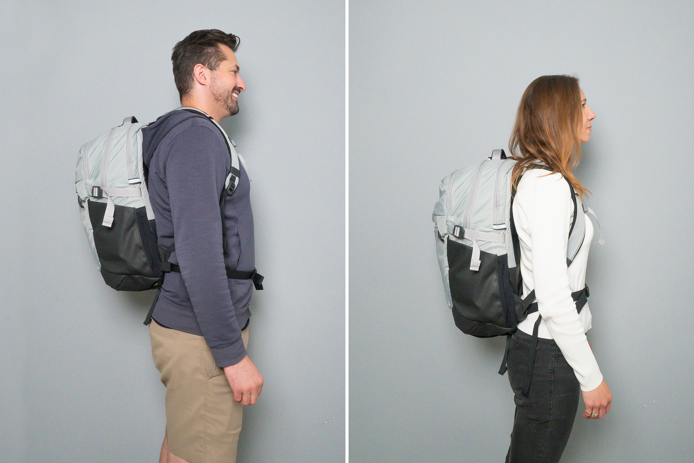 The North Face Router Backpack Side By Side