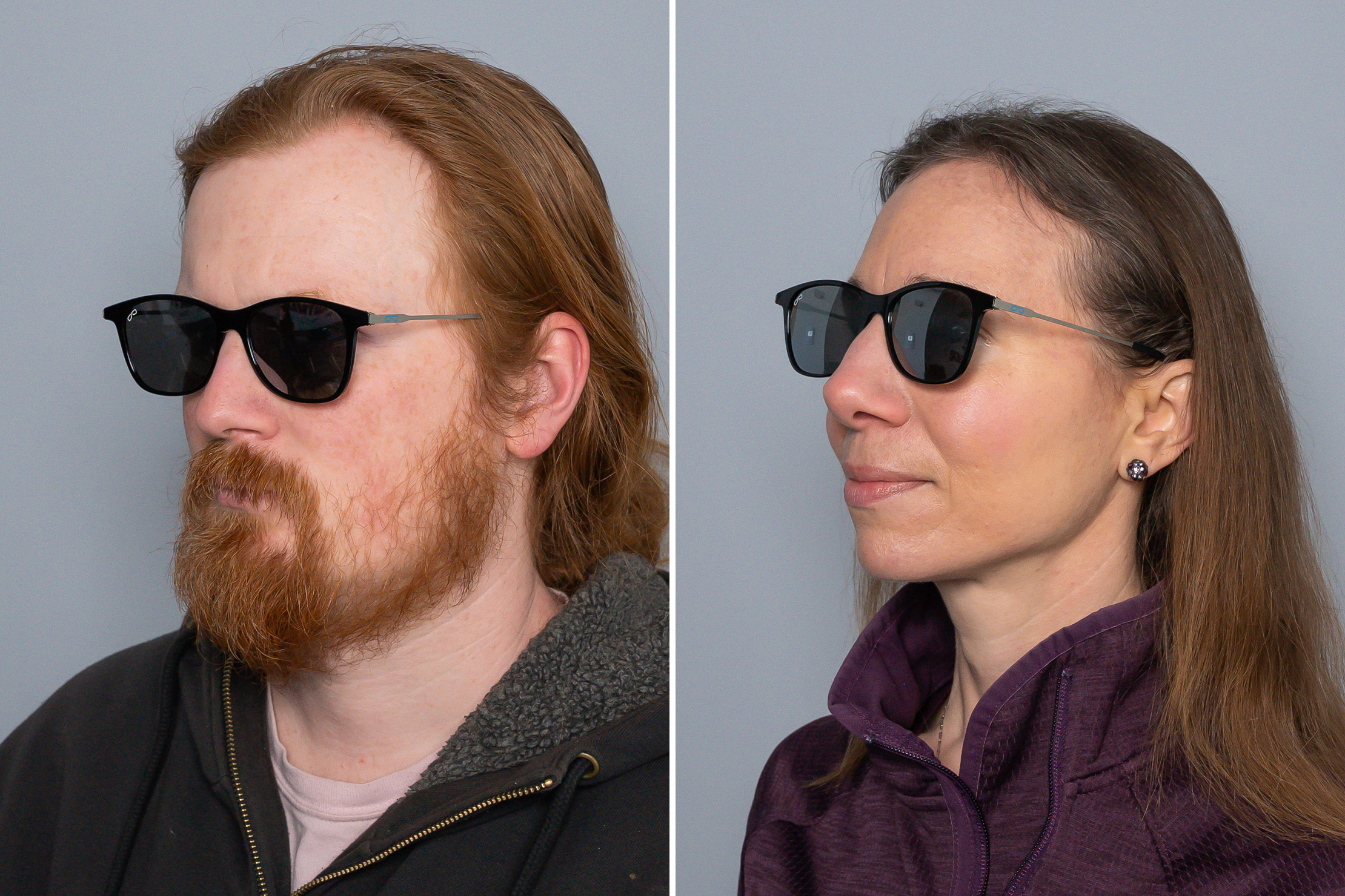 ThinOptics Menlo Park Sunglasses Side By Side