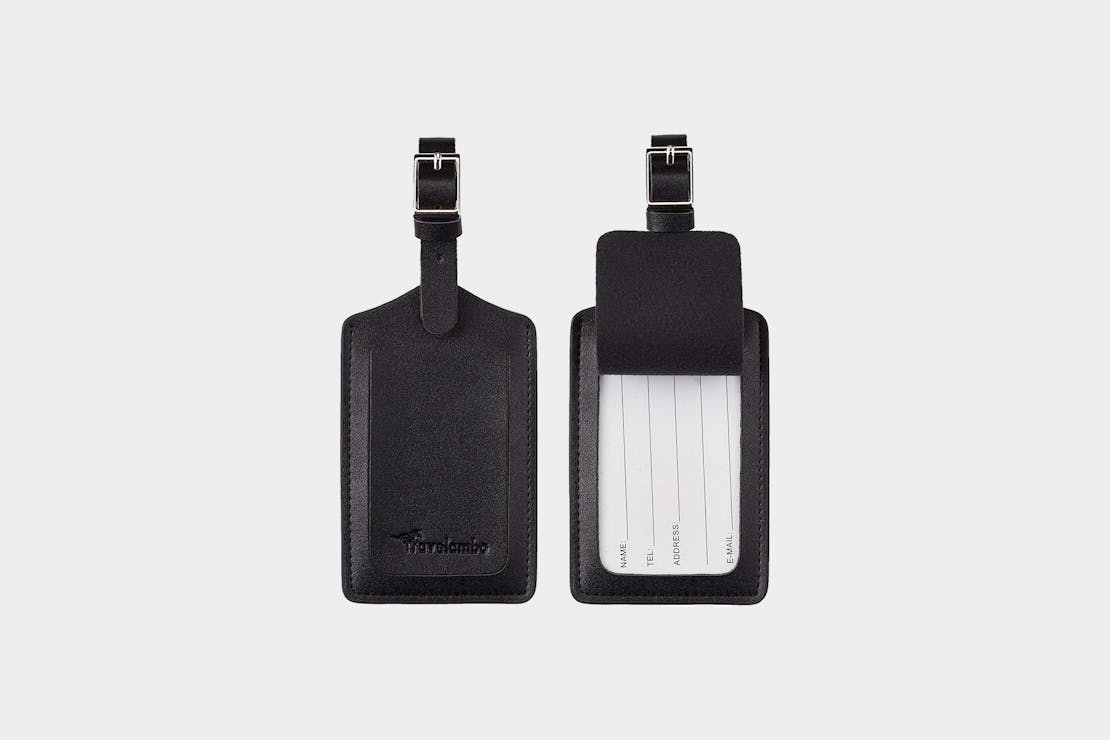 Travelambo Faux Leather Luggage Tag