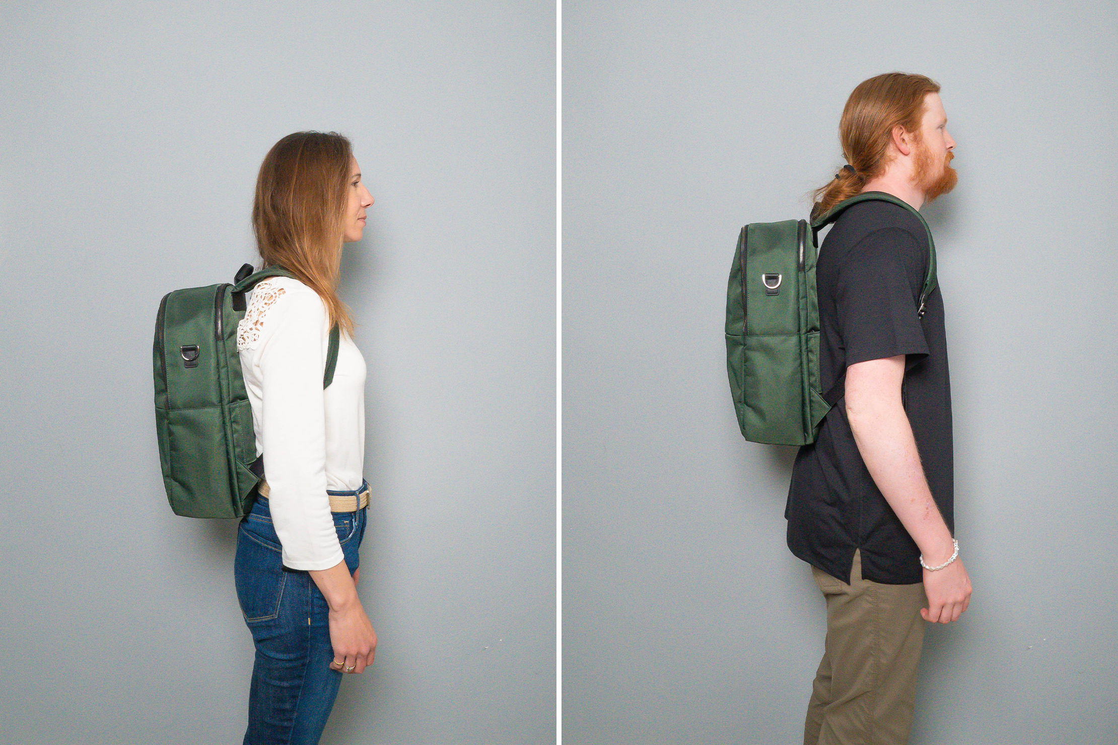 July Carry All Backpack Side By Side