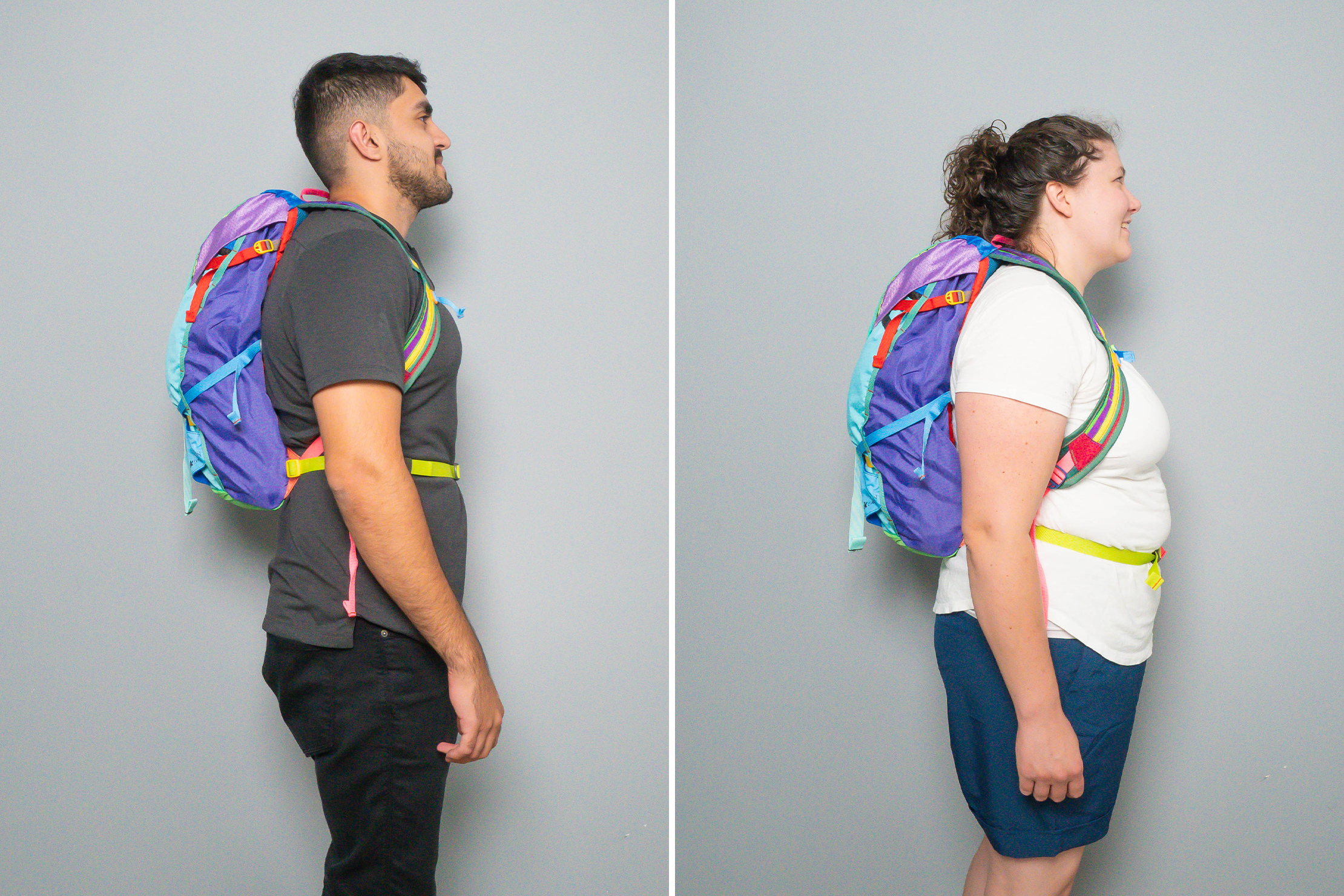 Cotopaxi Tarak 20L Backpack (Del Dia) Side by Side