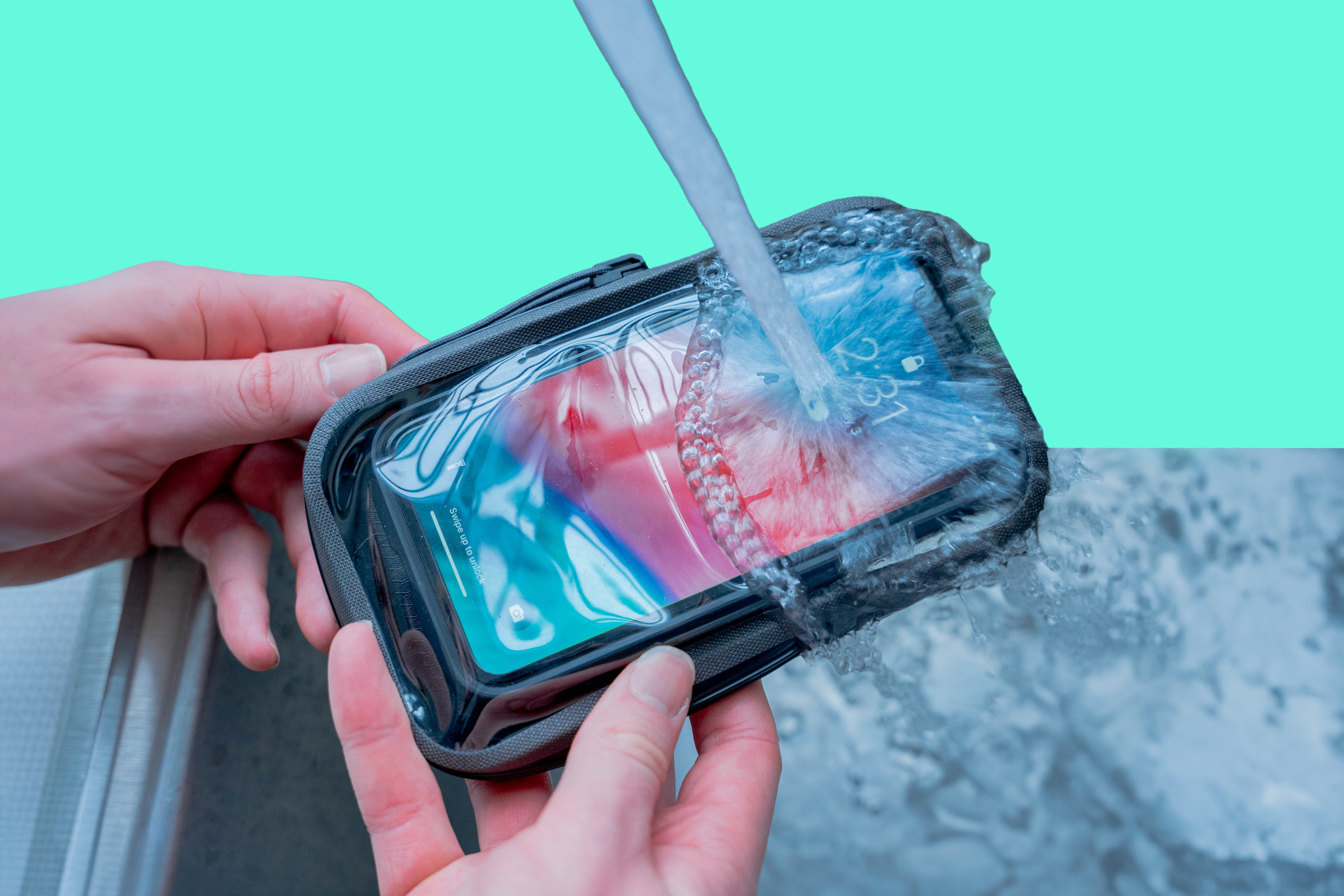 Waterproof Hard Plastic Case (Clear - Small)