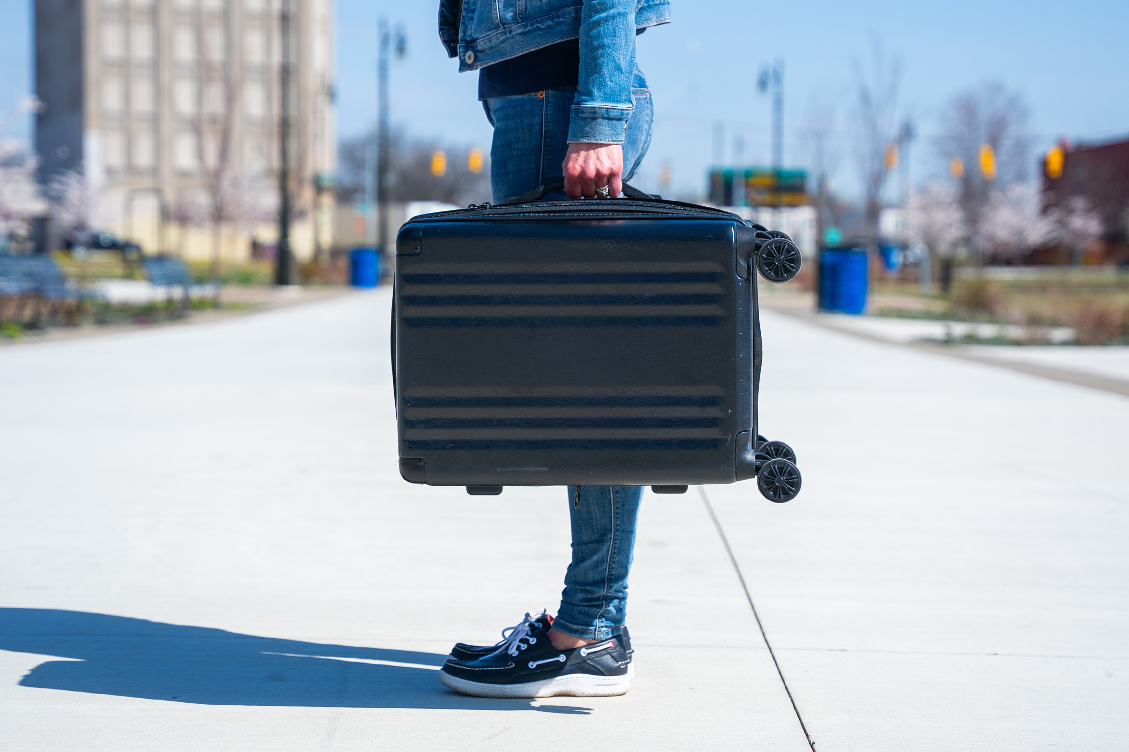 Calpak Ambeur Carry-On Luggage Side Handle