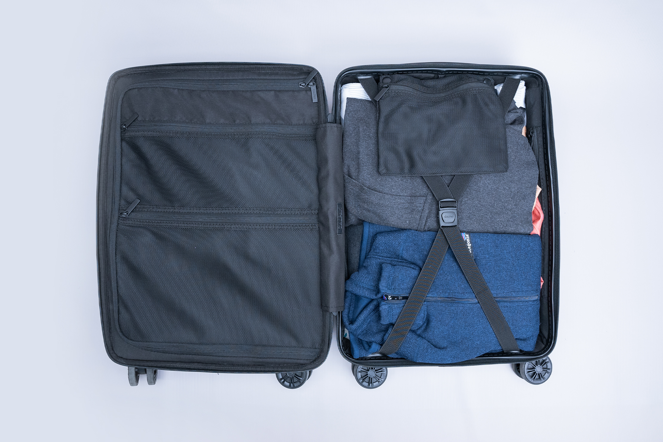 Calpak Ambeur Carry-On Luggage Stuffed