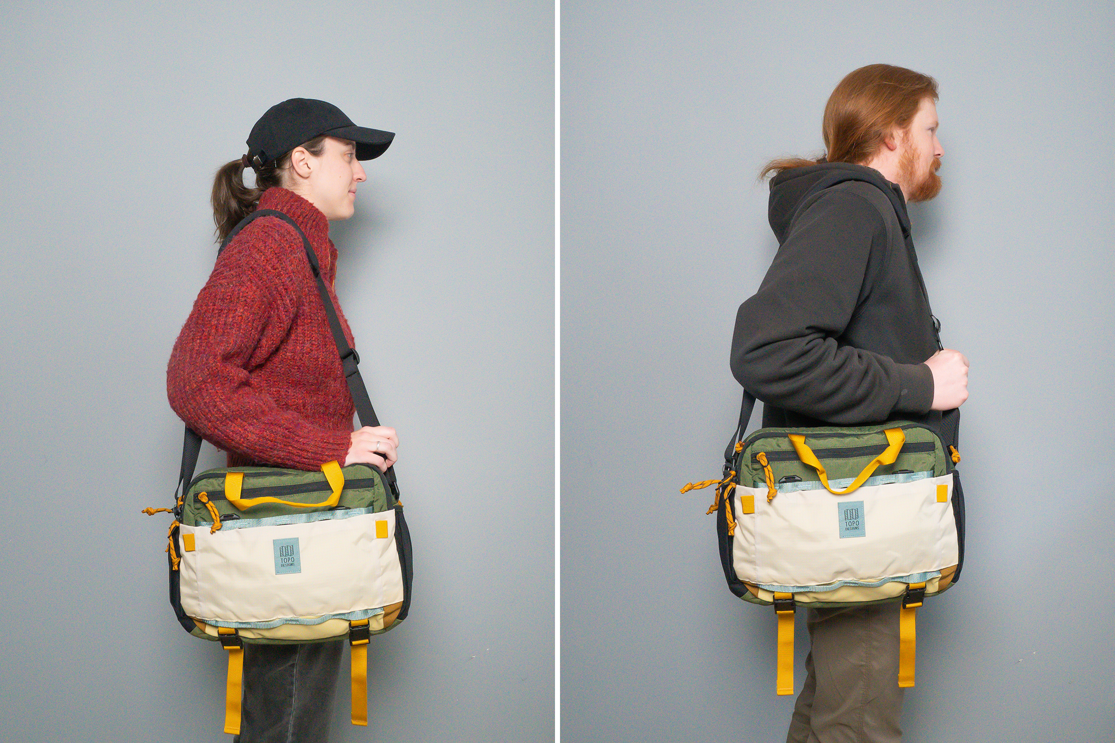 Topo Designs Mountain Cross Bag Side By Side