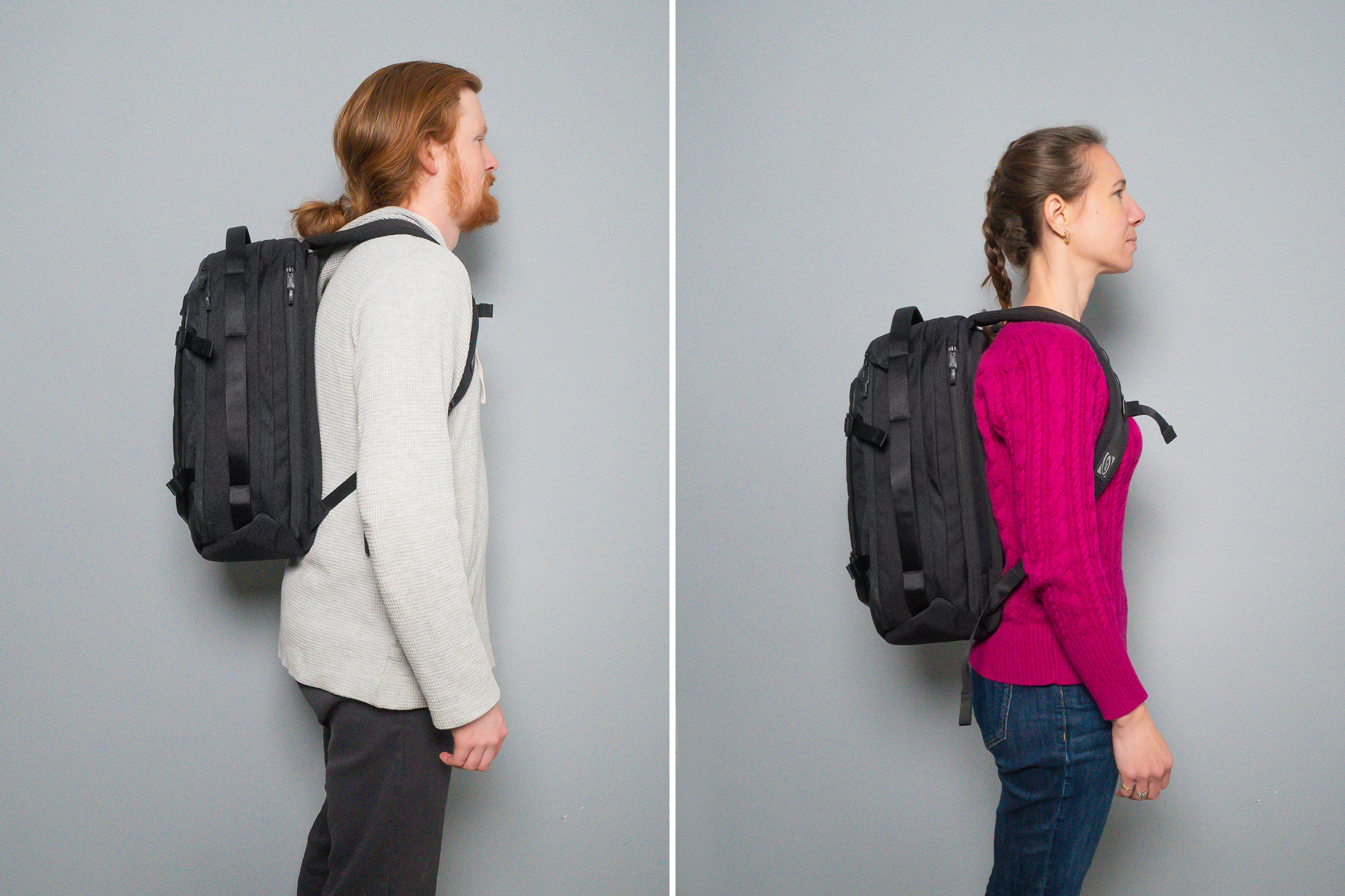 Timbuk2 Never Check Expandable Backpack Side By Side