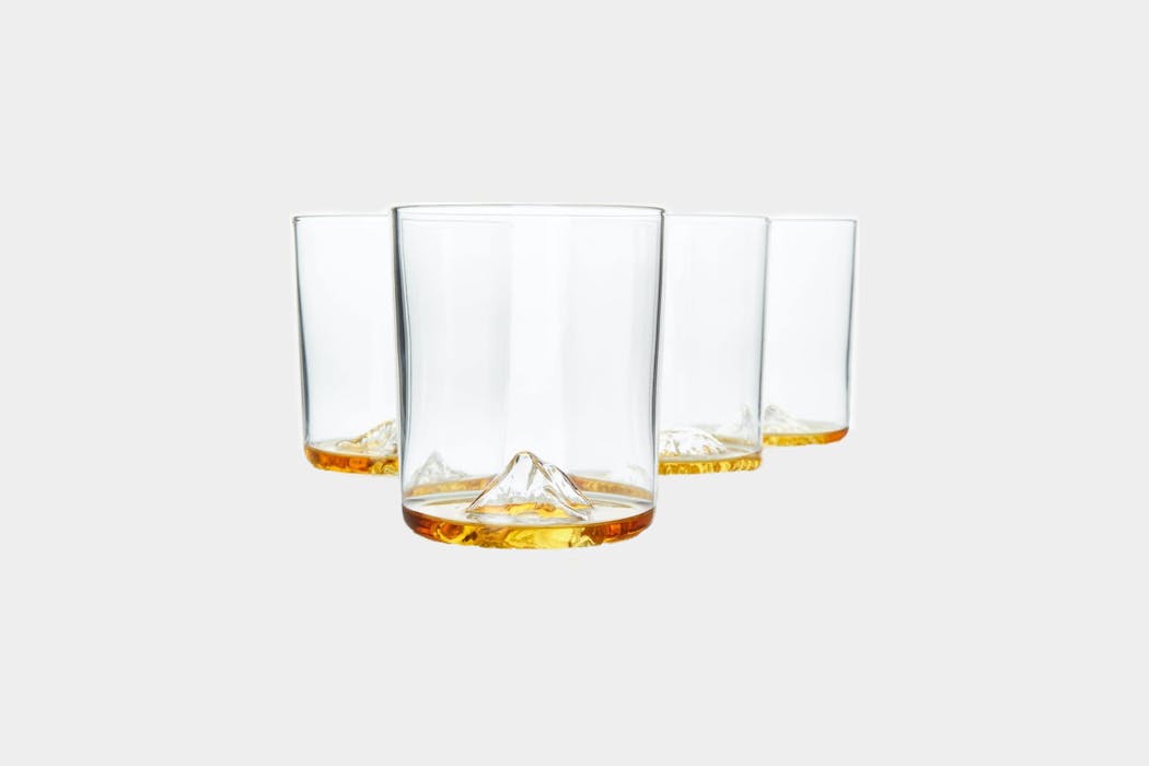 Whiskey Peaks The Rockies – Set of 4 Whiskey Glasses