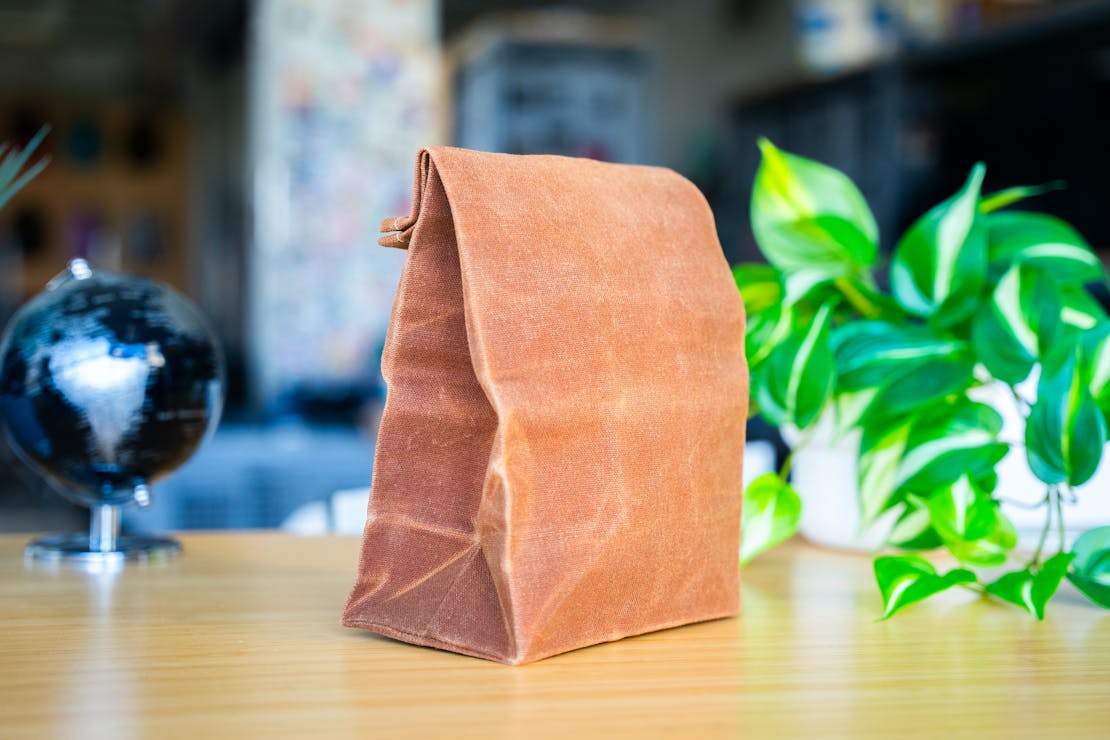 WAAM Industries Waxed Canvas Lunch Bag