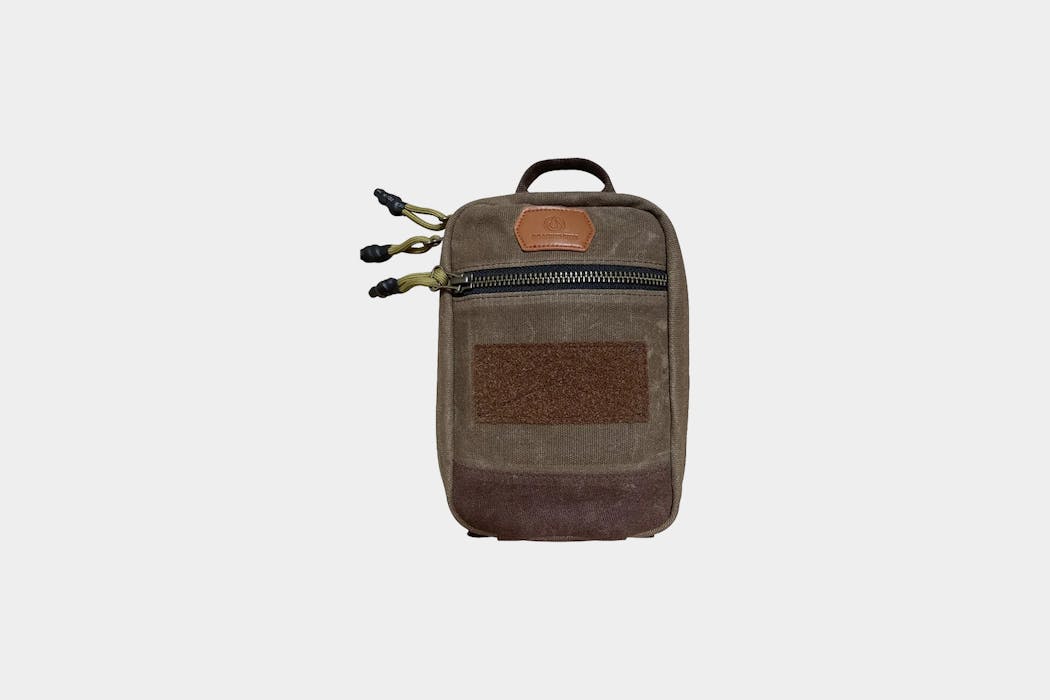 Roaring Fire Smolder Waxed Canvas Organizer Pouch