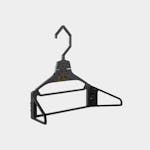 Fold-N-Pack Jet Black Smart Hanger