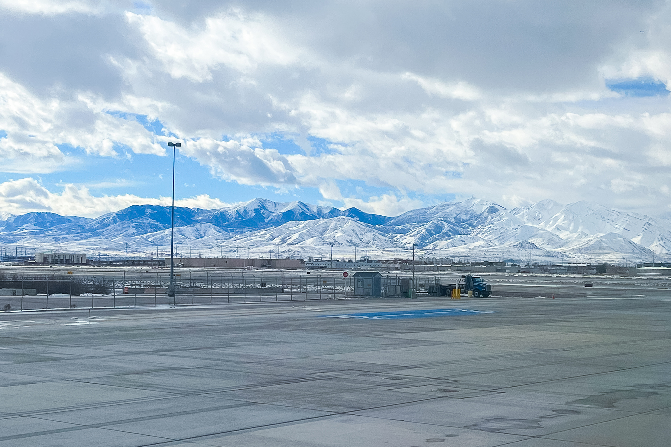 Snowy Mountain in Salt Lake City, Utah
