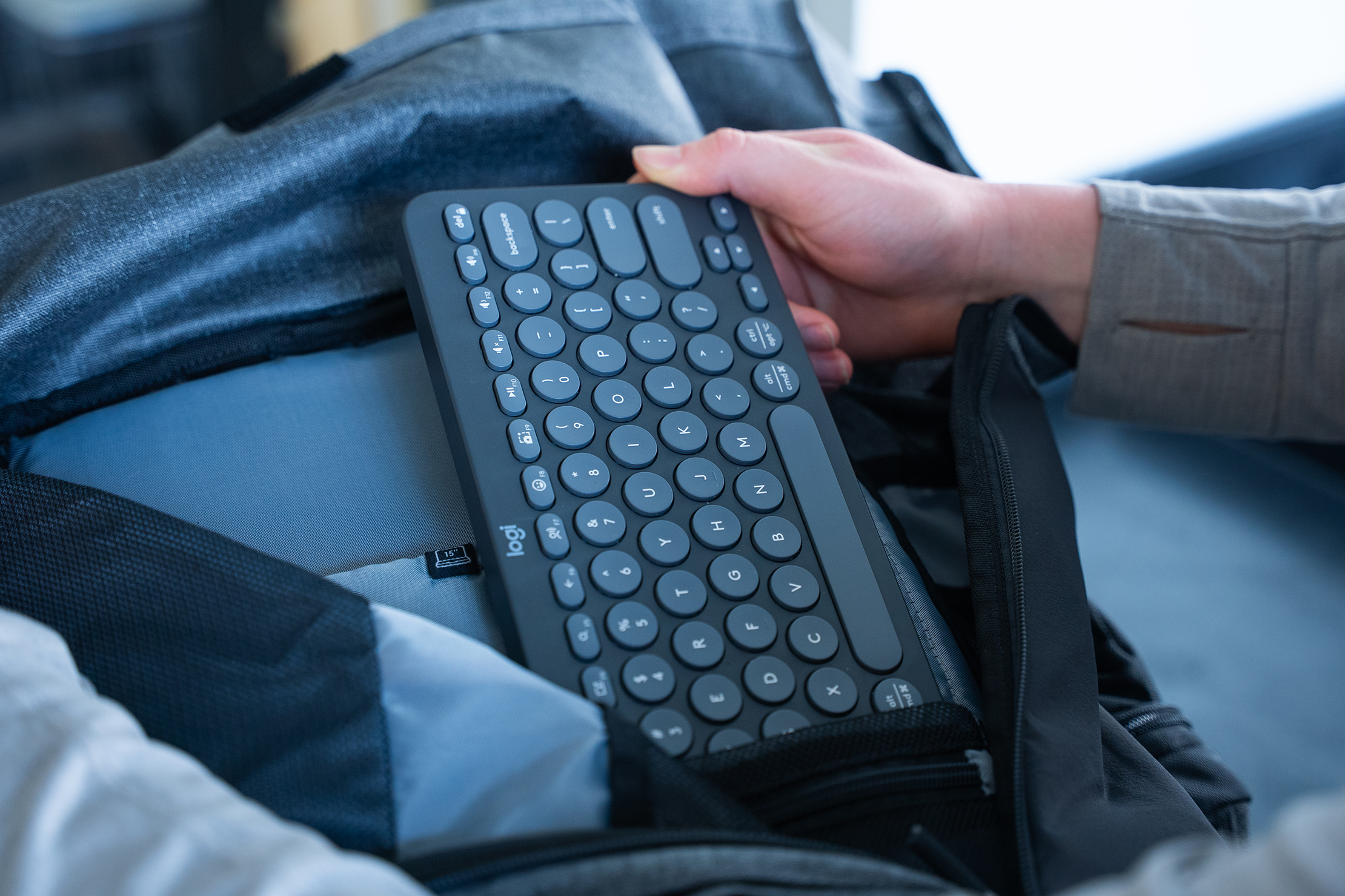 Logitech Pebble Keys 2 K380S Bag Pocket