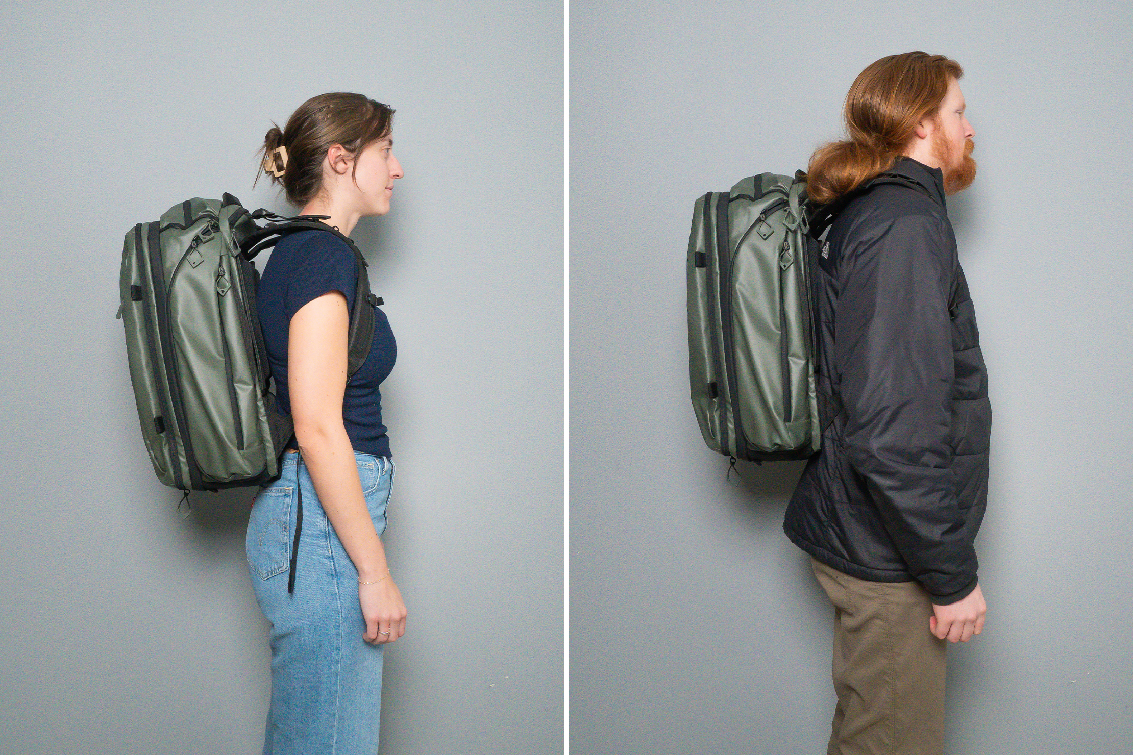 WANDRD TRANSIT Travel Backpack Side By Side