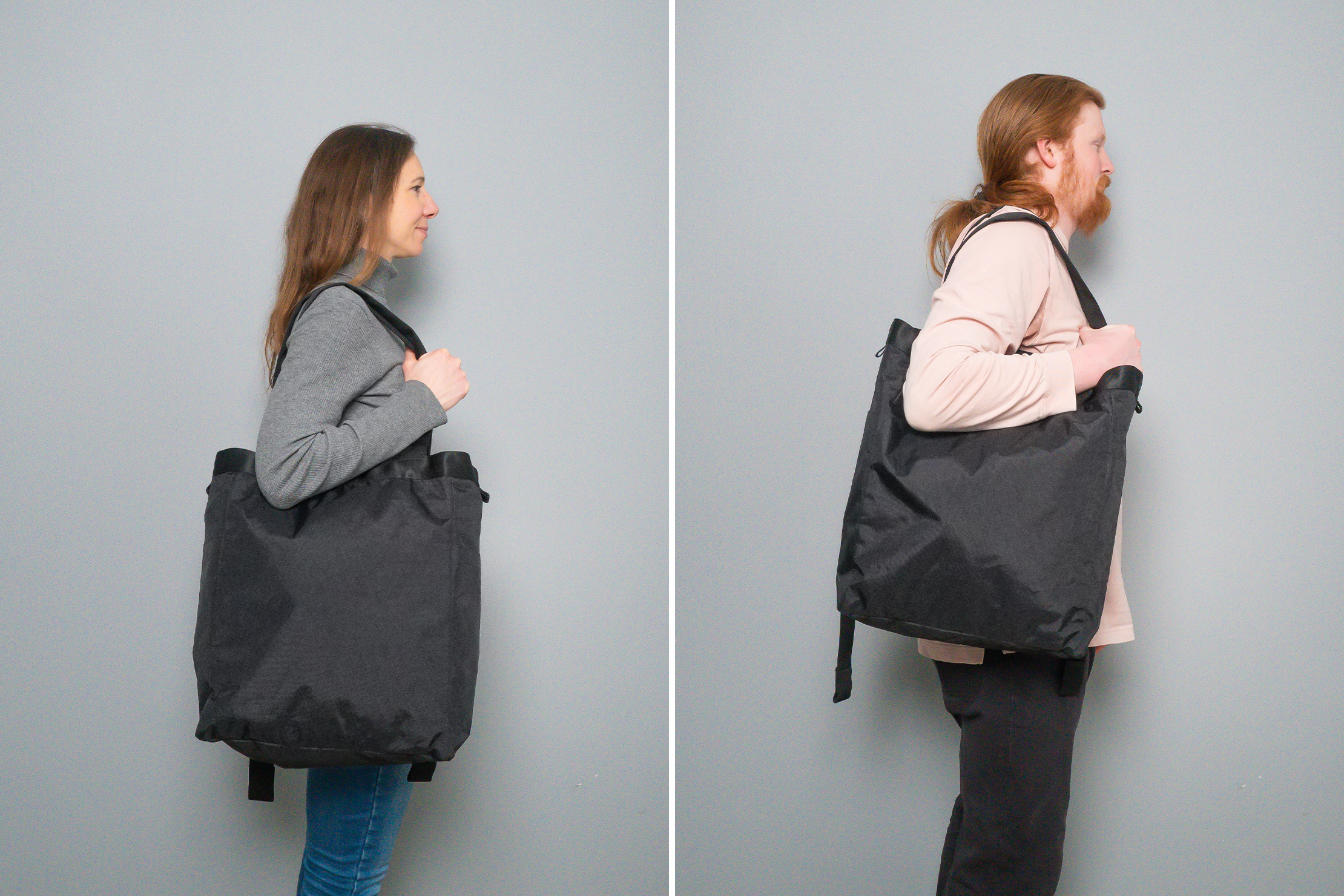 WANDRD Tote Backpack Side by Side