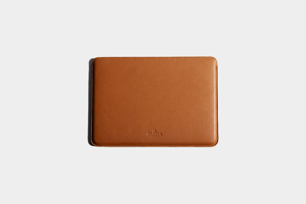 Harber London Slim Leather Macbook Sleeve Case