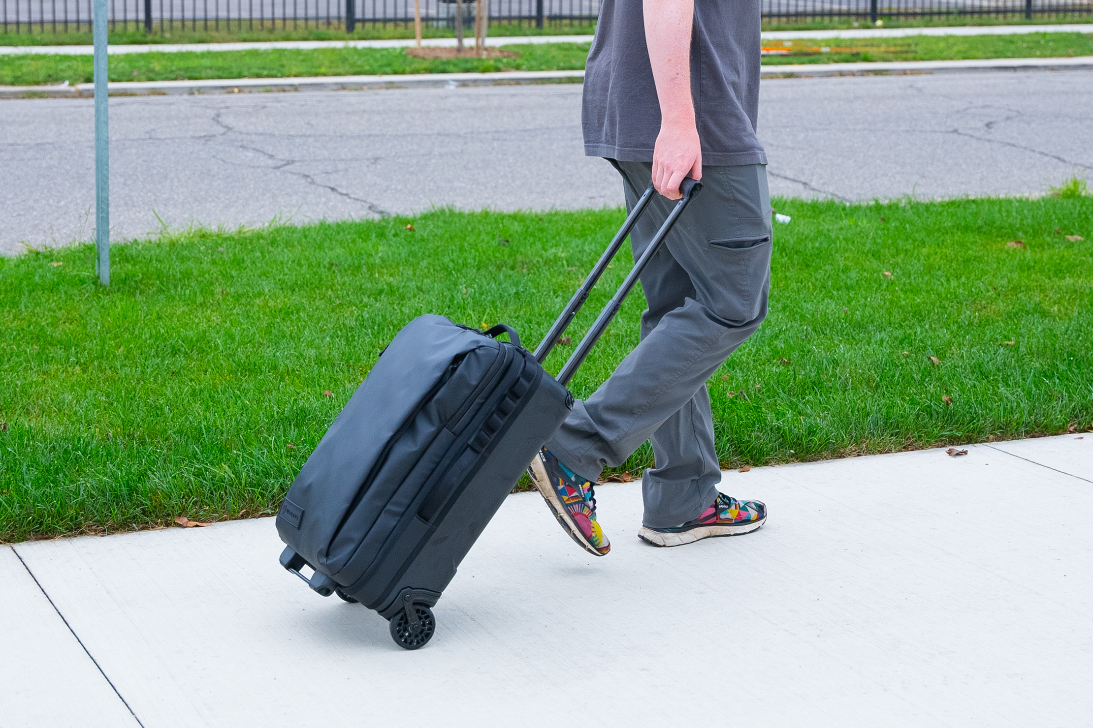 WANDRD TRANSIT Carry-On Roller Closeup