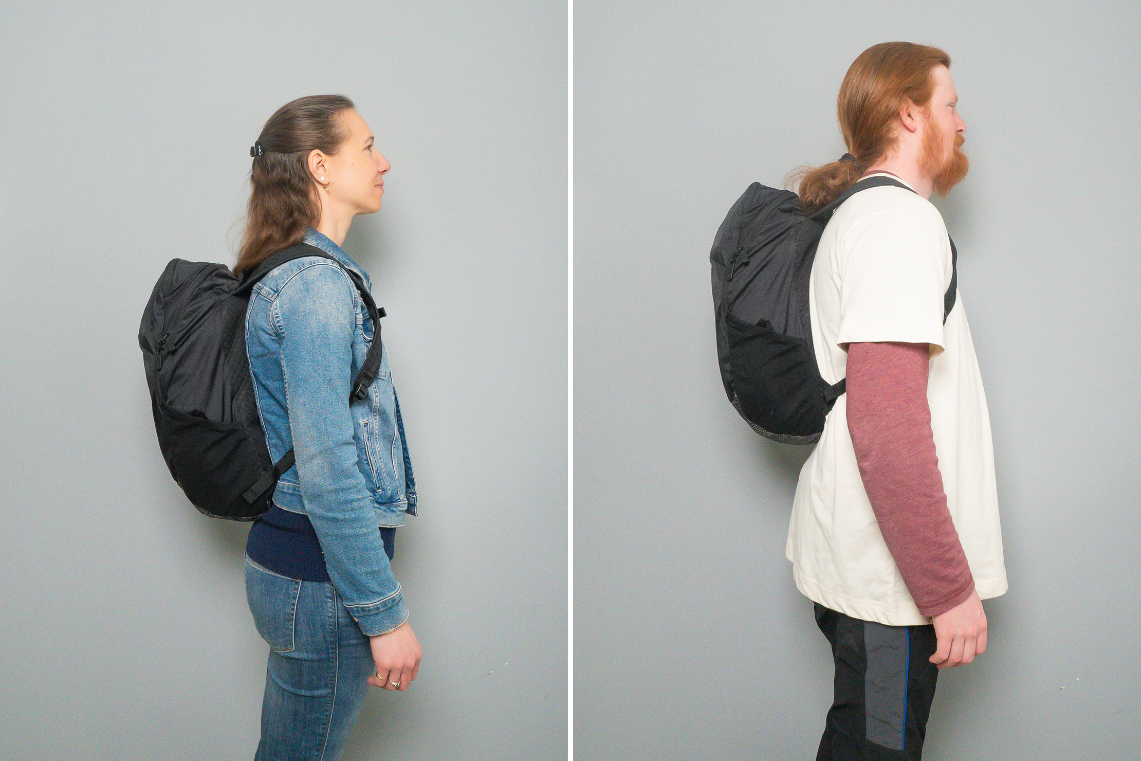 Tortuga Packable Backpack Side by Side