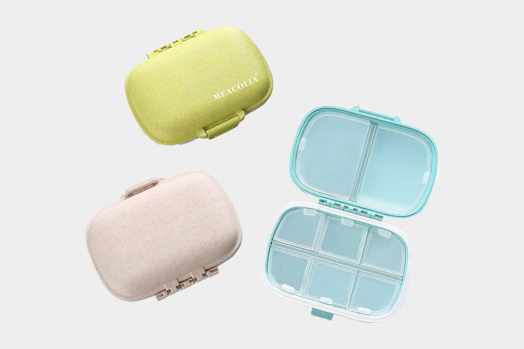 MEACOLIA Travel Pill Organizer