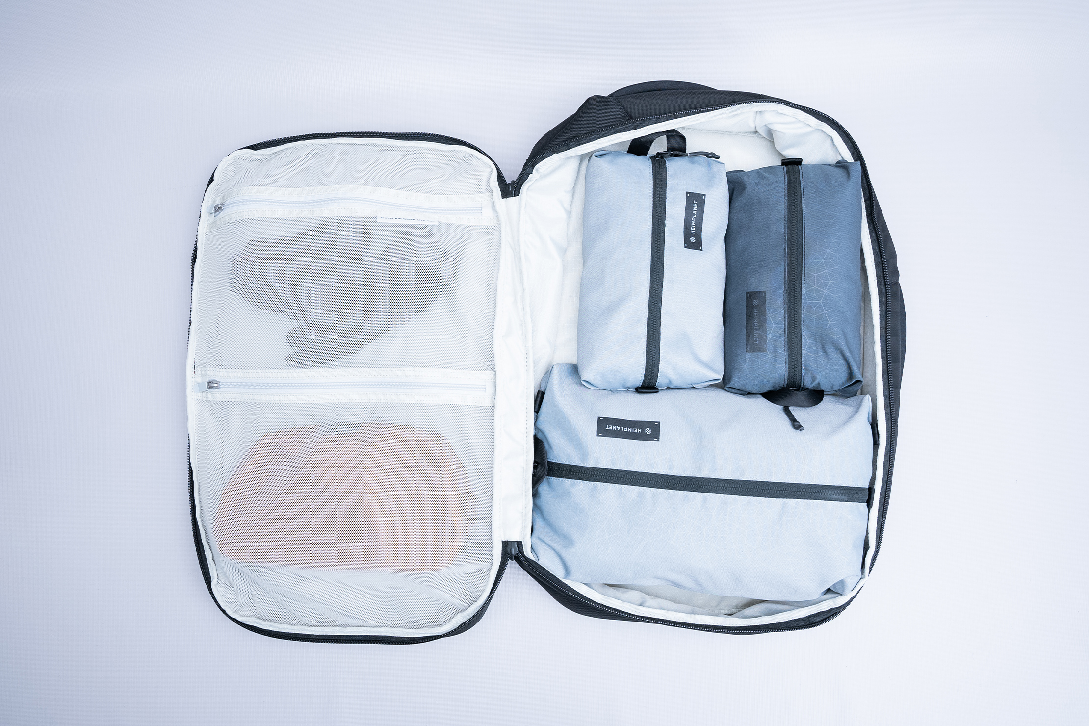 Tortuga Travel Backpack Lite Side Stuffed