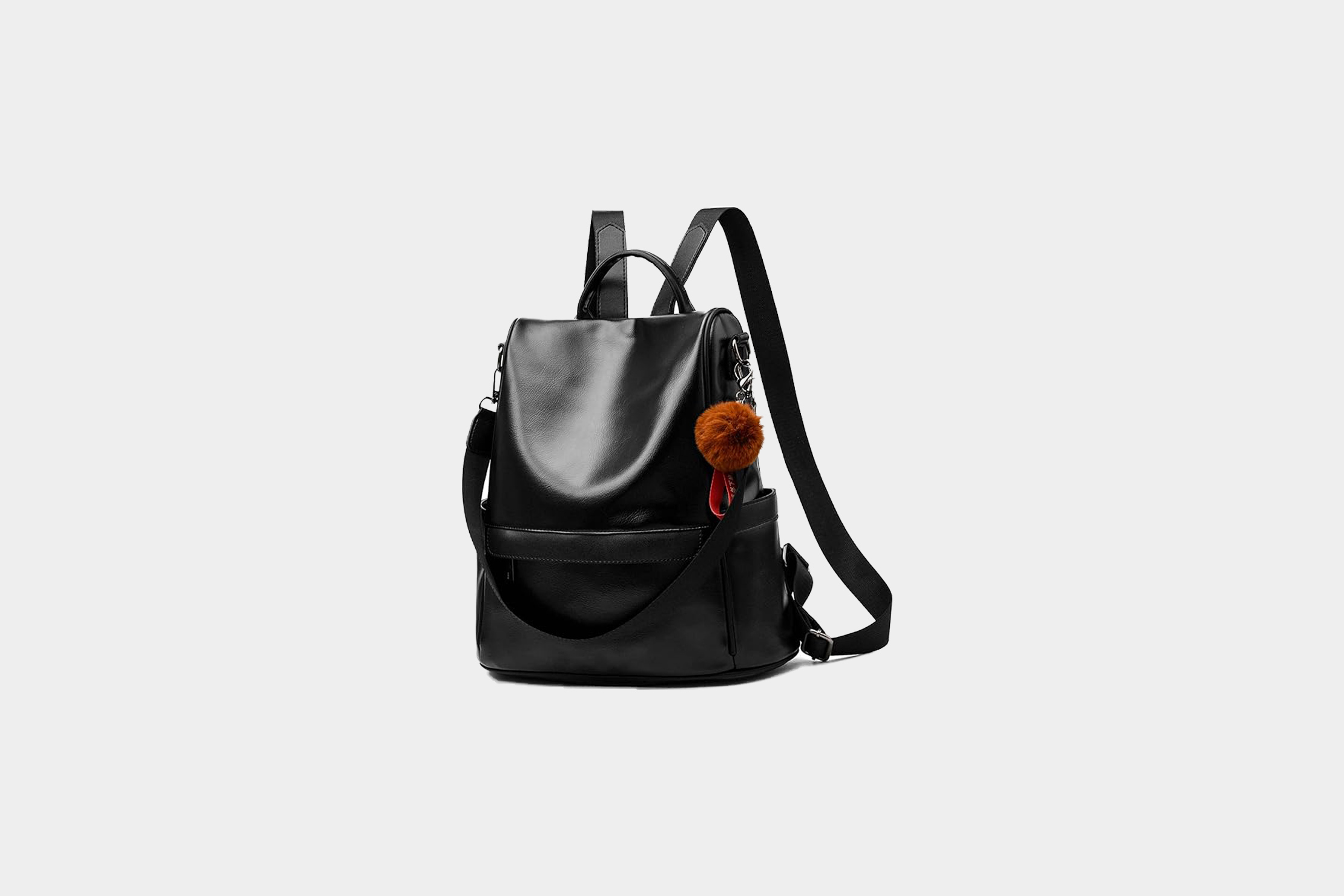 CHERUTY Anti Theft Leather Backpack Pack Hacker