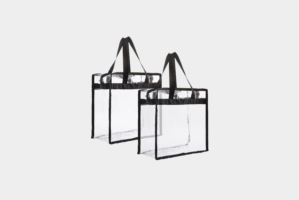 Juvale Stadium Approved Clear Tote Bags