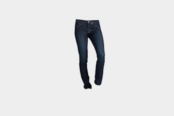 DUER Fireside Denim Mid Rise Slim Straight