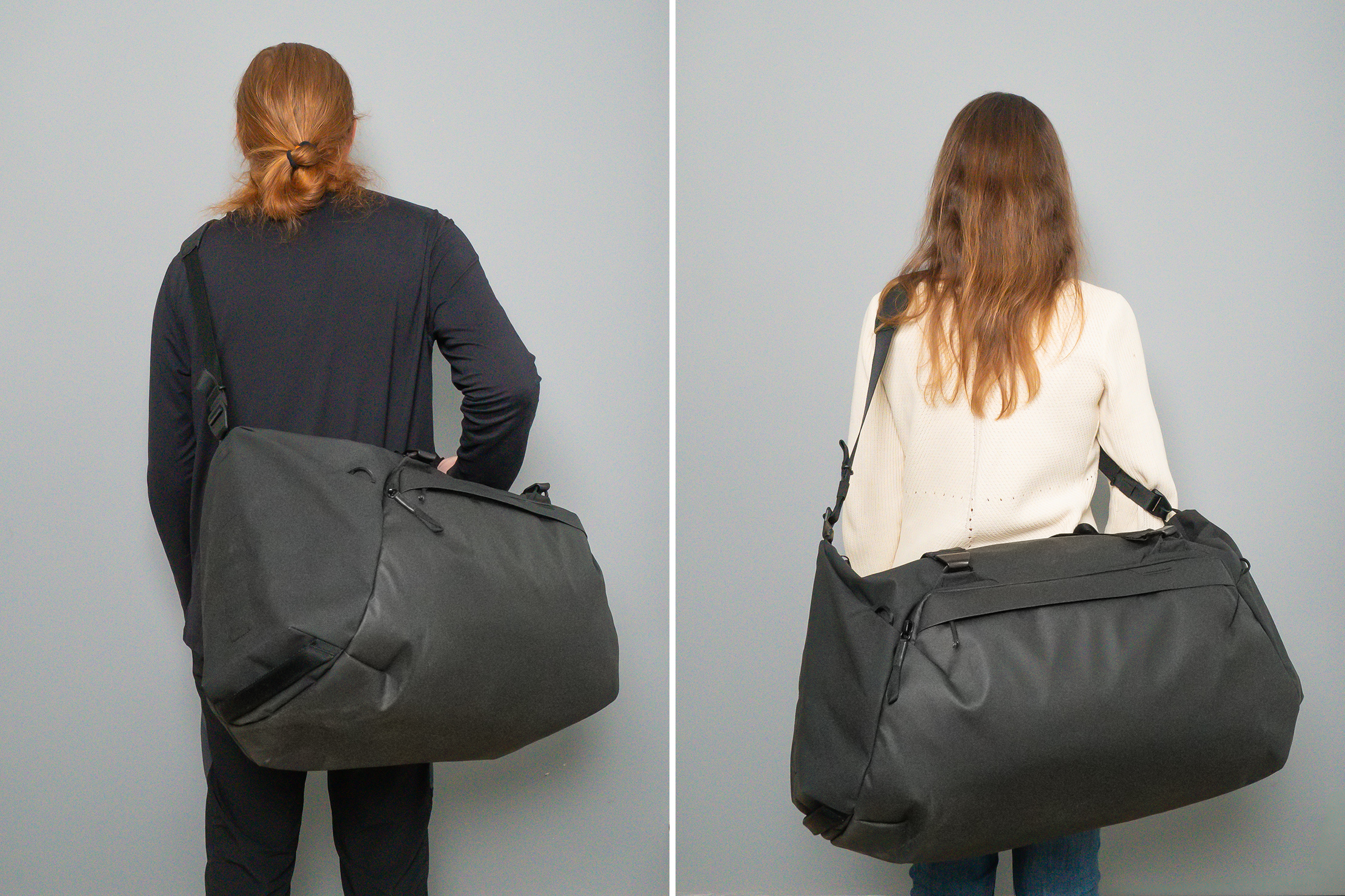 Peak Design 50L Travel Duffel Side By Side