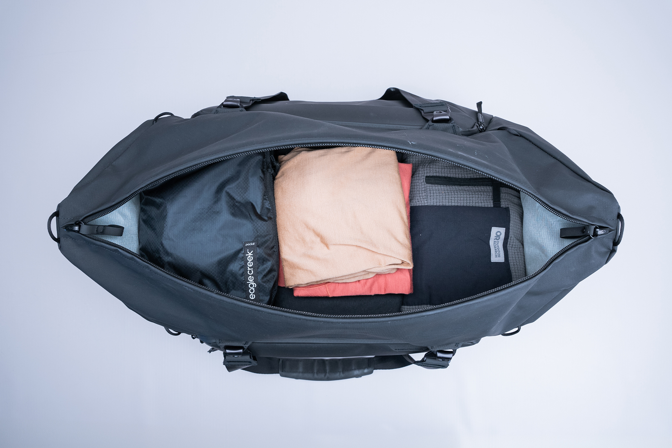 Peak Design 50L Travel Duffel Stuffed